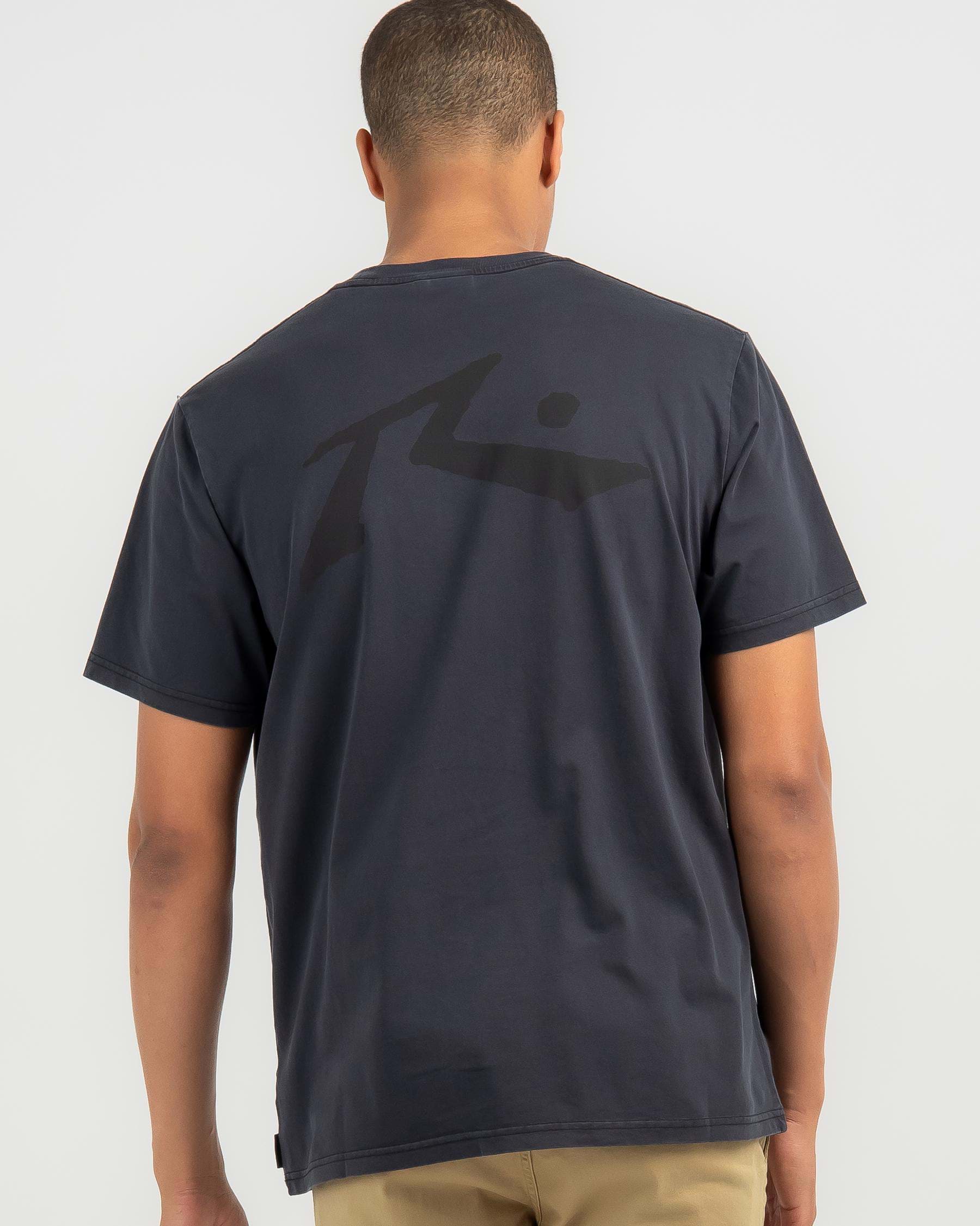 Rusty Comp Wash T-Shirt In Black - Fast Shipping & Easy Returns - City ...
