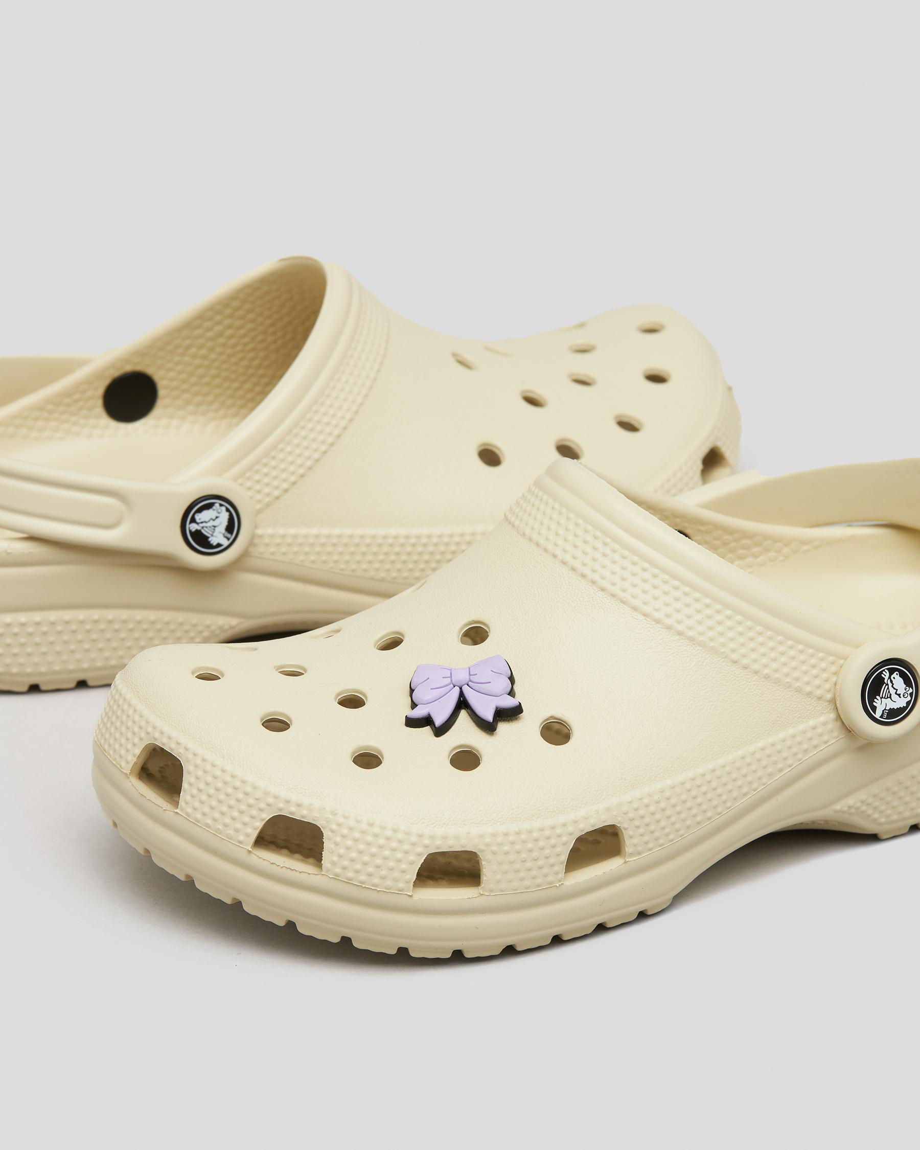 Crocs Purple Bow Jibbitz In Multi FREE* Shipping & Easy Returns