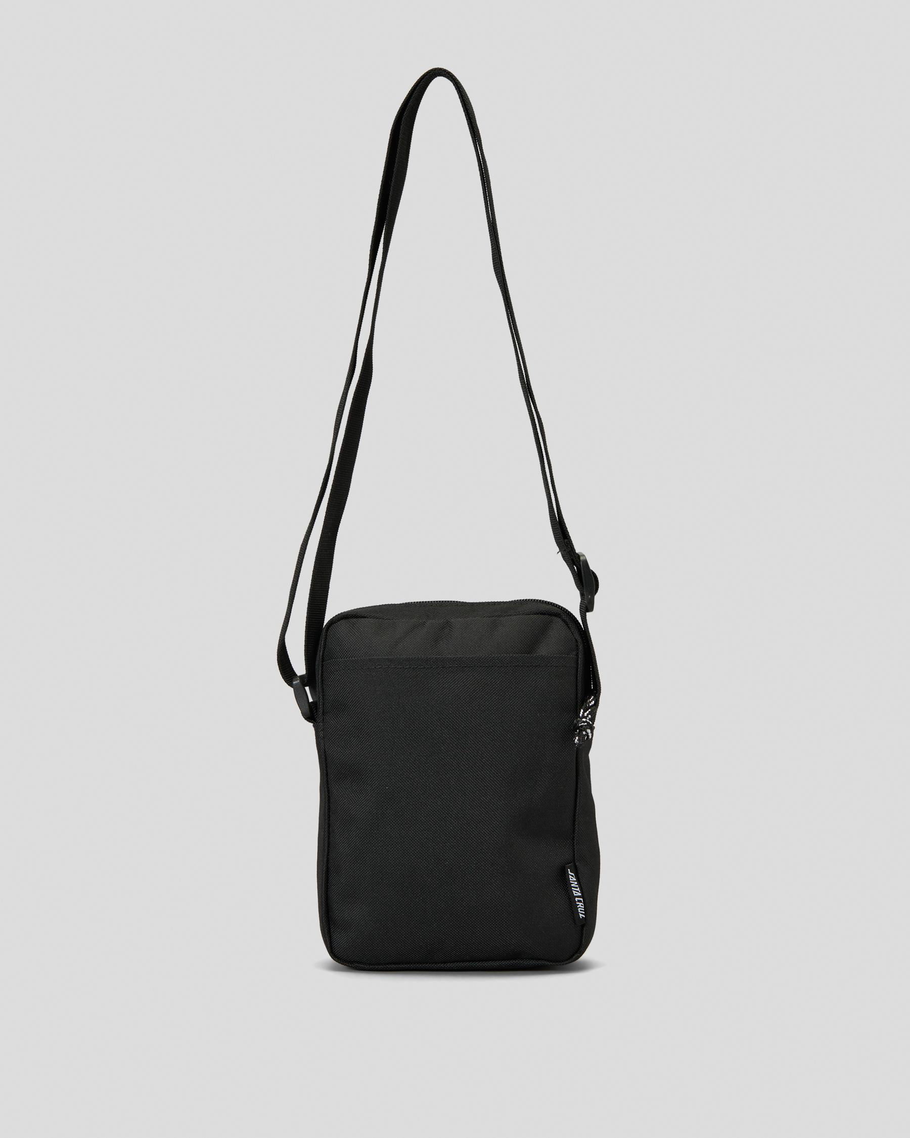Shop Santa Cruz Vivid MFG Dot Shoulder Bag In Black - Fast Shipping ...