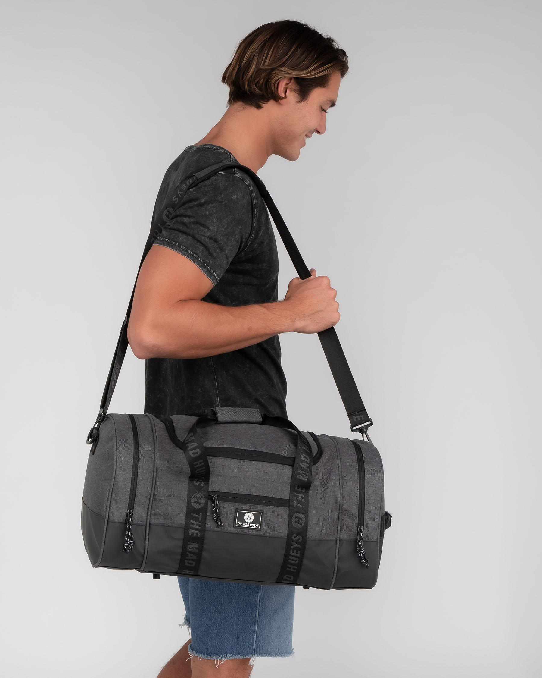 The Mad Hueys Weekender II Duffle Bag In Char Marle Fast Shipping