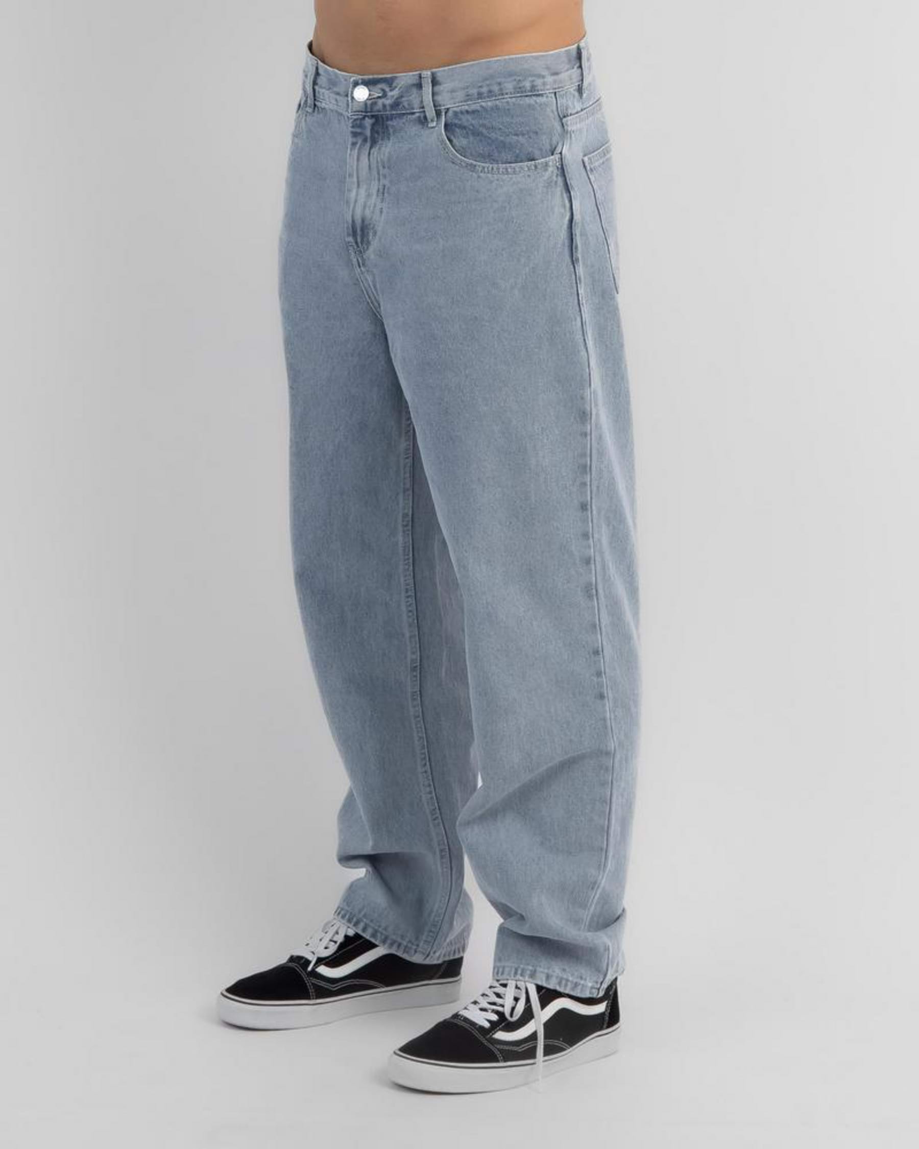Shop Stussy Big Ol Jeans In Light - Fast Shipping & Easy Returns - City ...