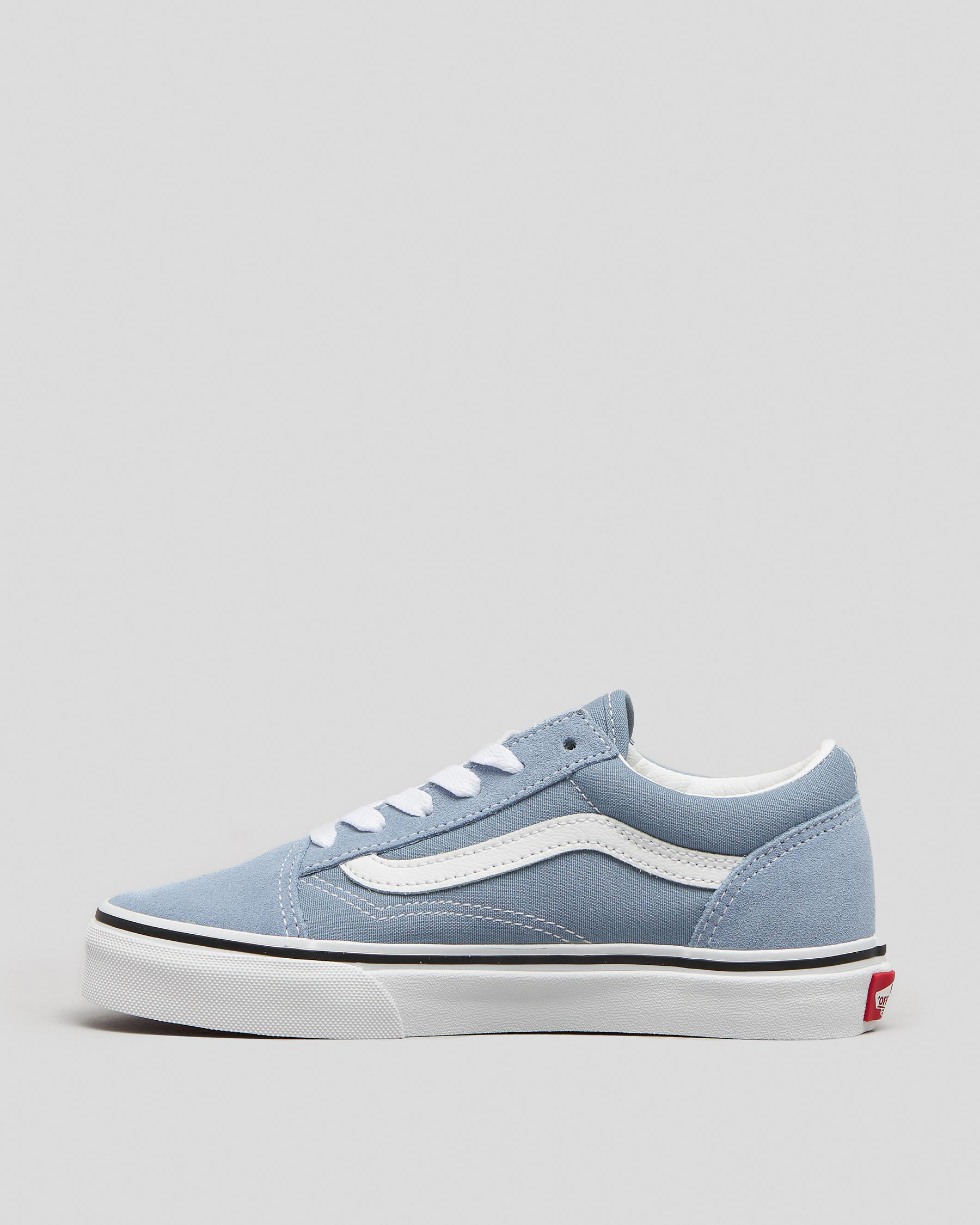 Vans Junior Boys' Old Skool Shoes In Colour Theory Ashley Blue - Fast ...