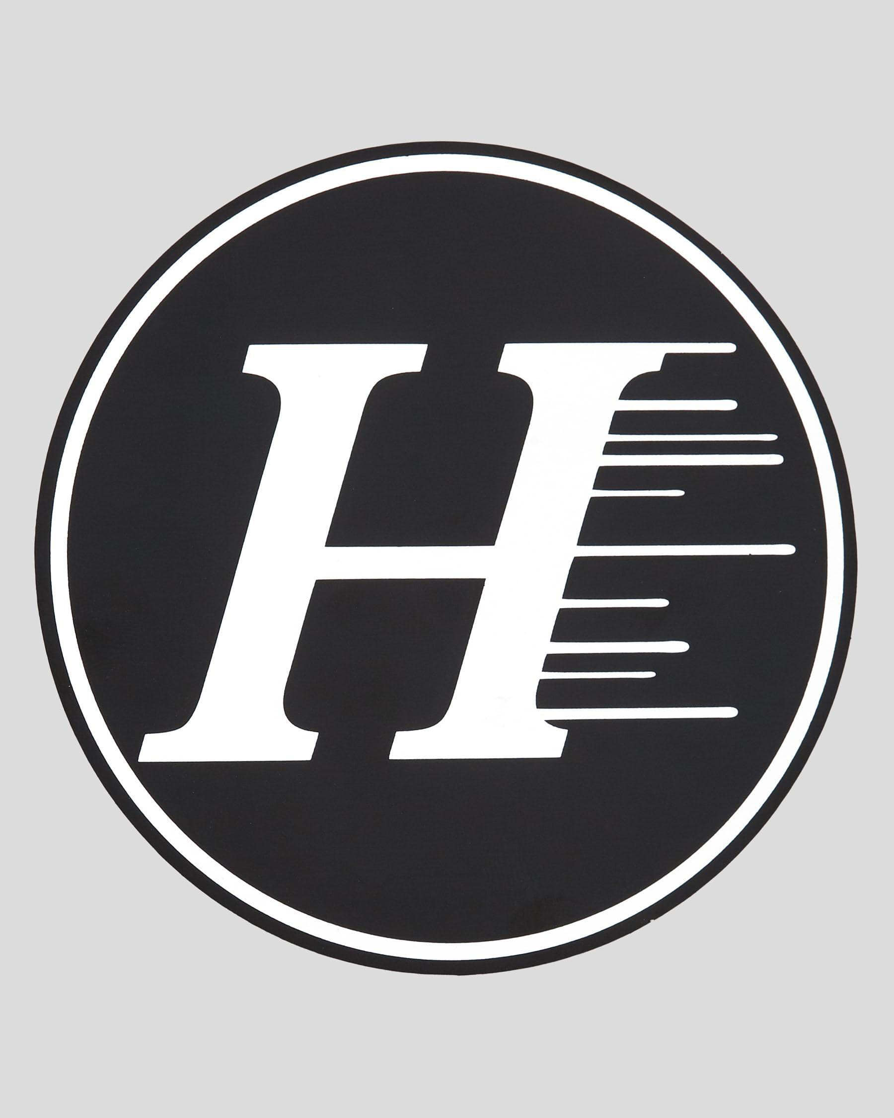 The Mad Hueys Flying H Sticker In Black - FREE* Shipping & Easy Returns