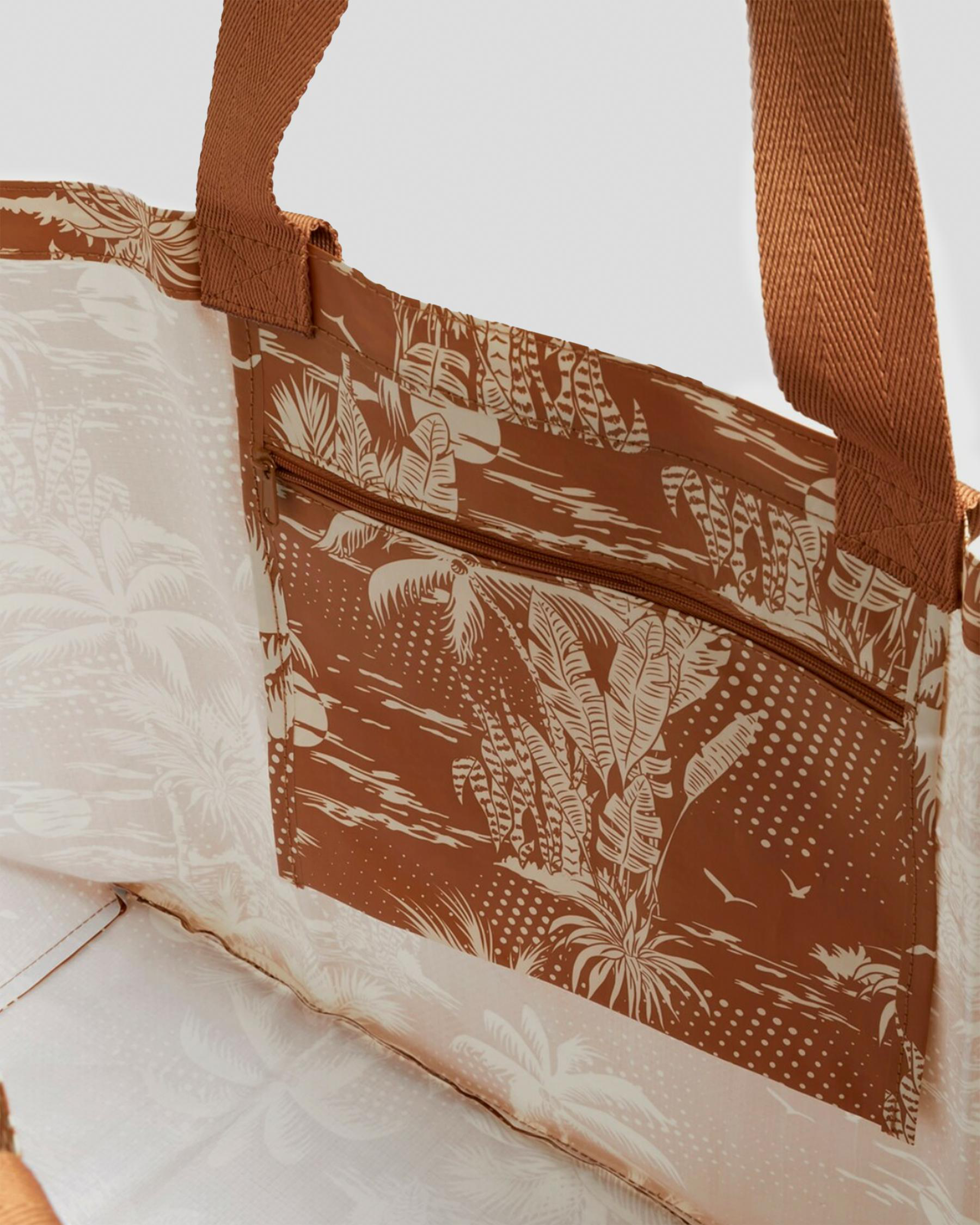 Shop Billabong Kollab Dream Days Beach Bag In Rust Fast Shipping