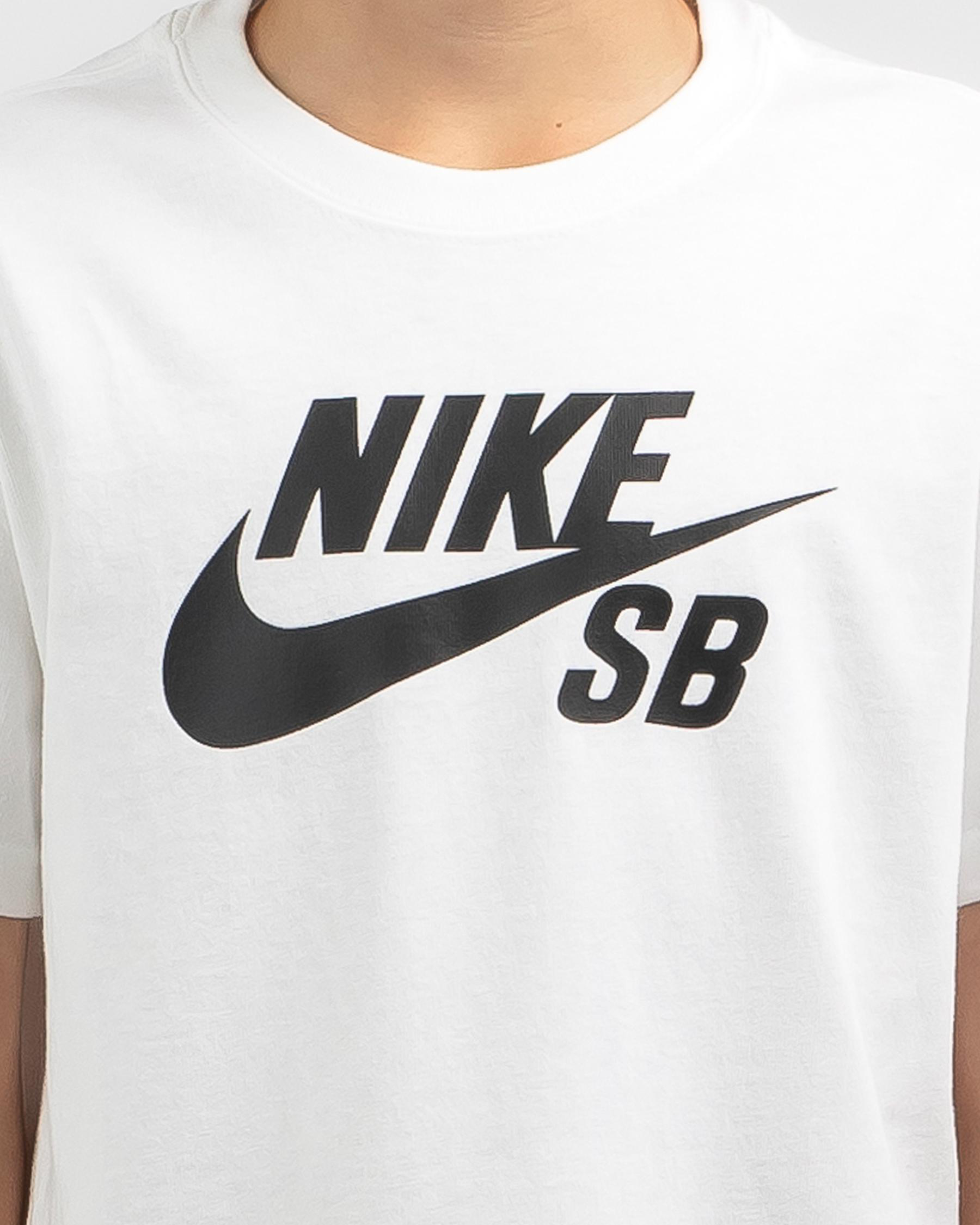 Nike Boys' SB T-Shirt In White - Fast Shipping & Easy Returns - City ...