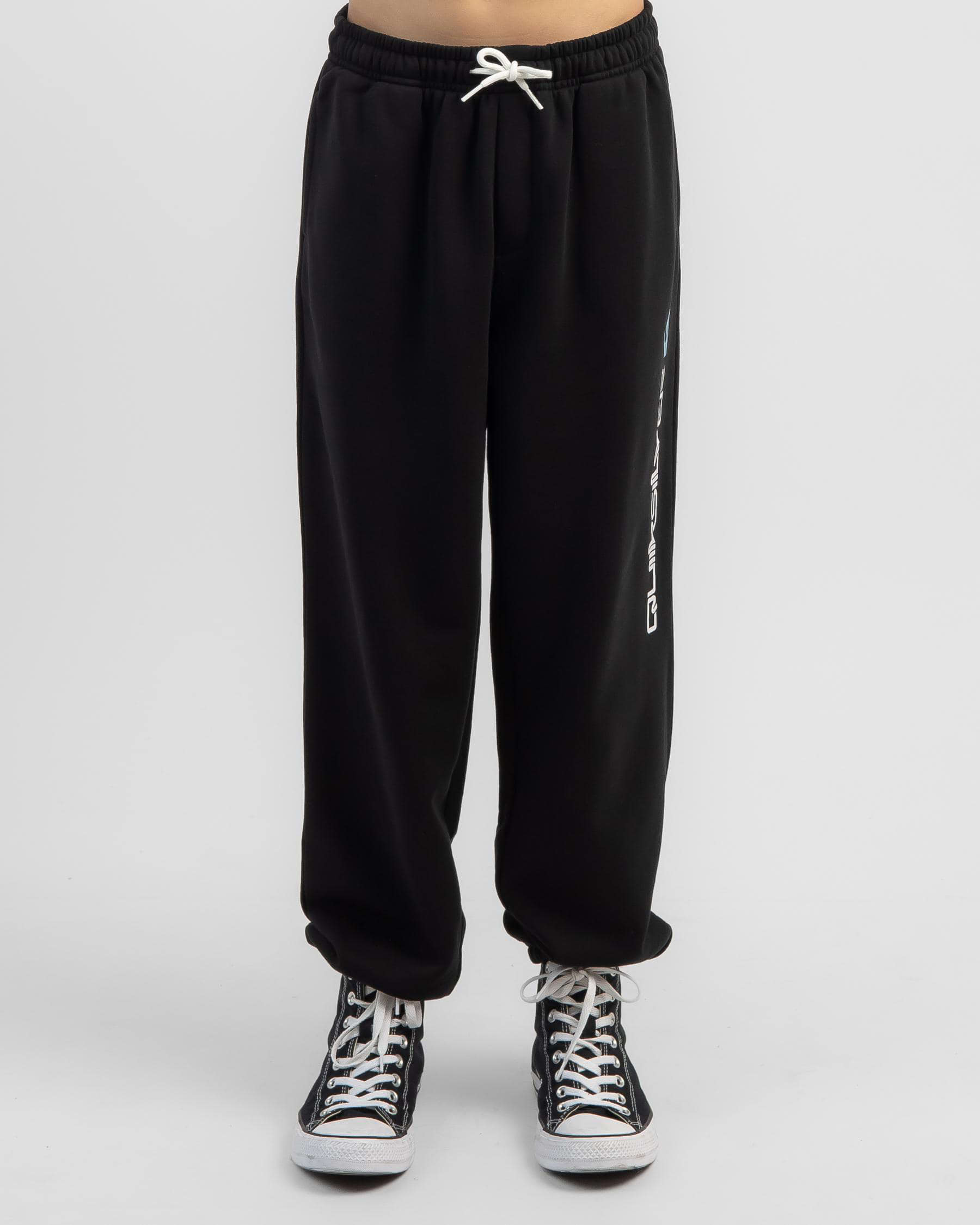 Quiksilver Boys' Screen Track Pants In Black - Fast Shipping & Easy ...