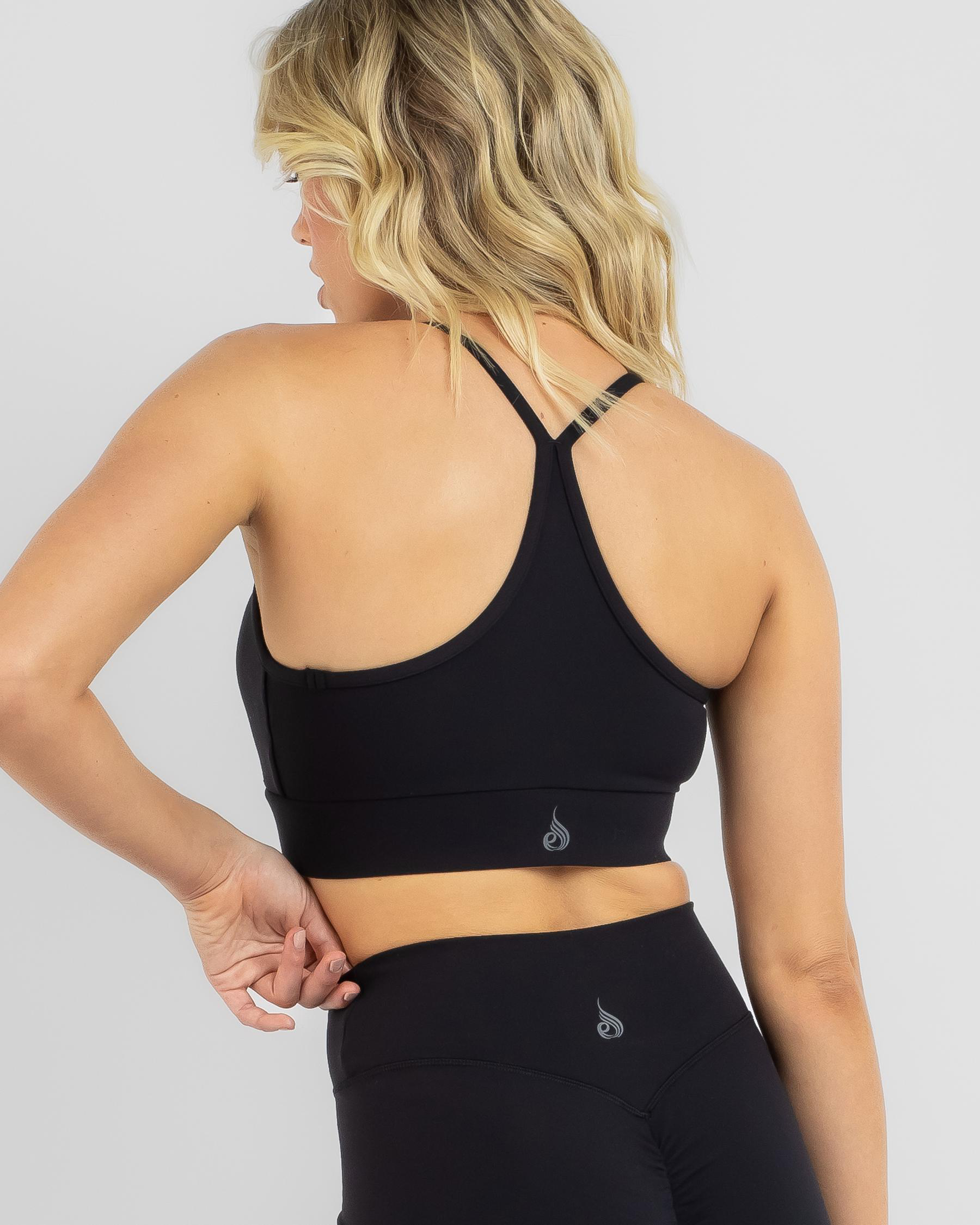 Shop Ryderwear Serene Sports Bra In Black Fast Shipping & Easy