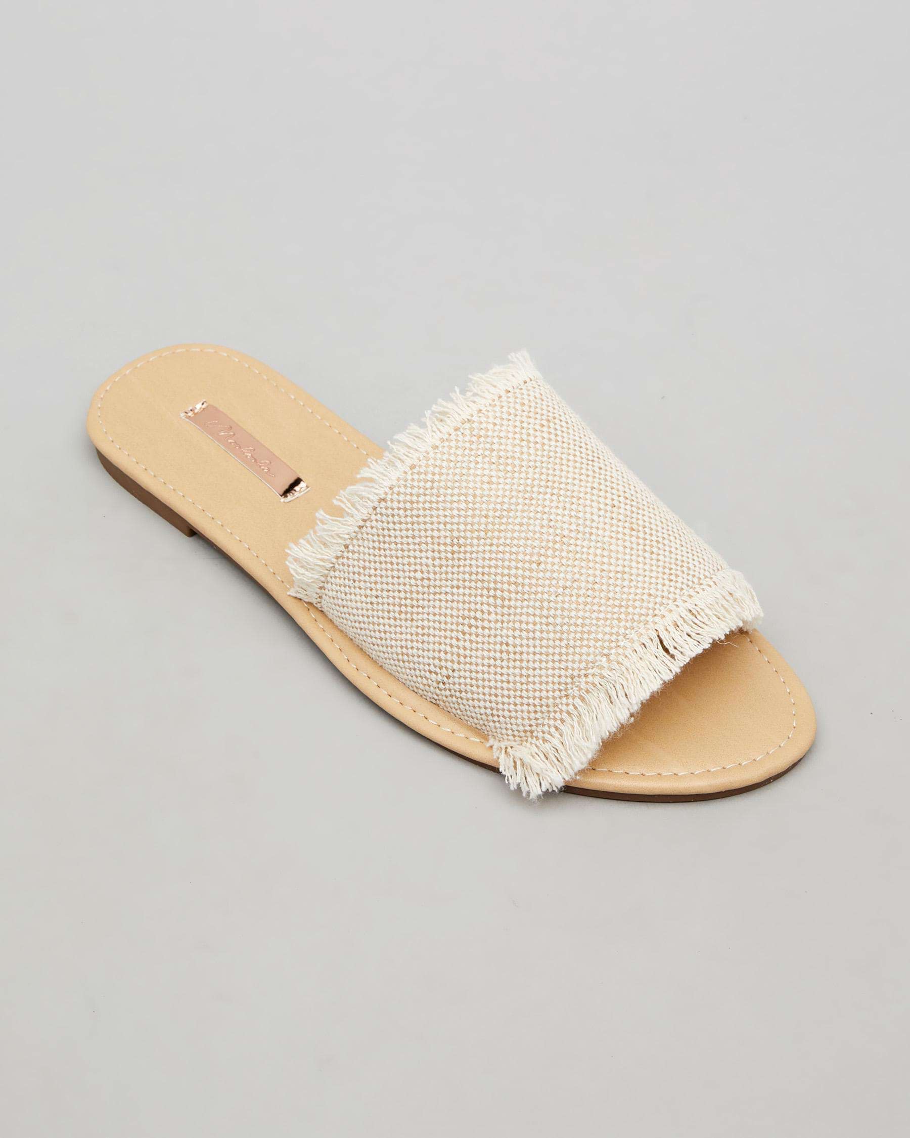 Shop Mooloola Newport Sandals In Natural - Fast Shipping & Easy Returns ...