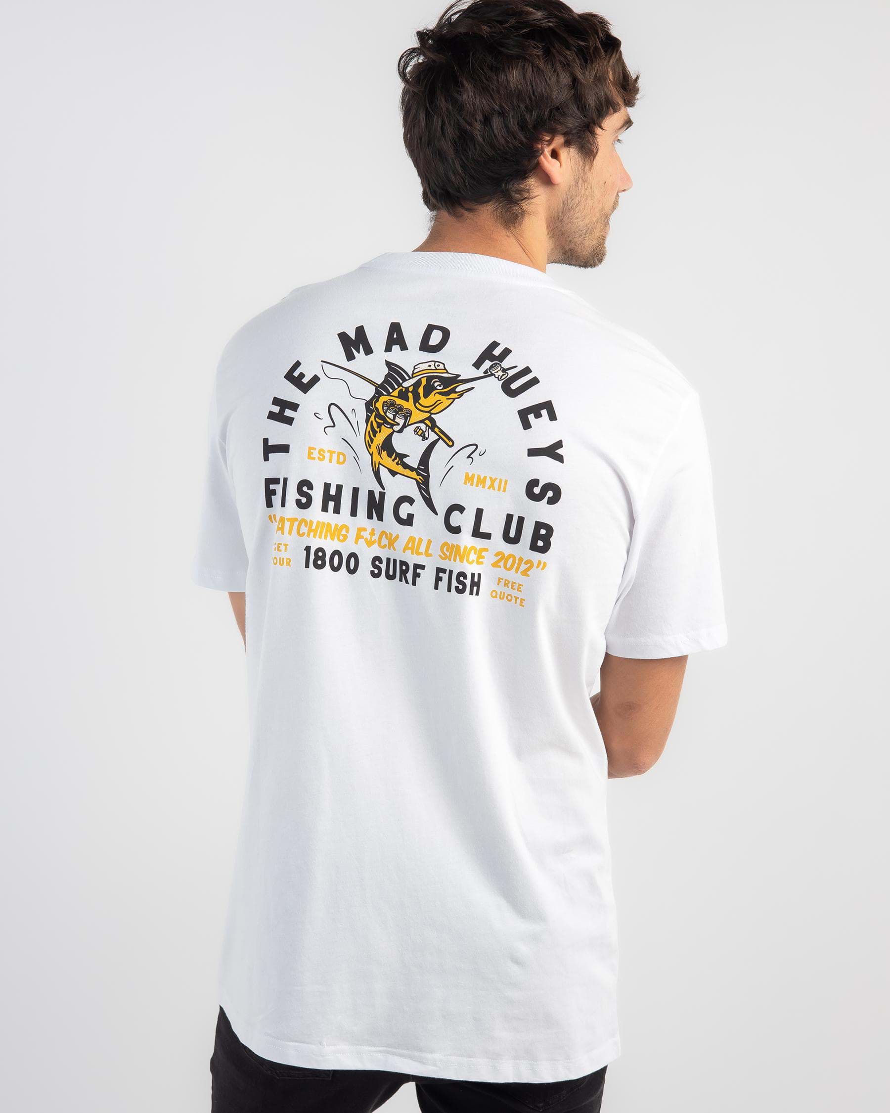 The Mad Hueys Fishing Club T-Shirt In White - FREE* Shipping & Easy Returns  - City Beach United States