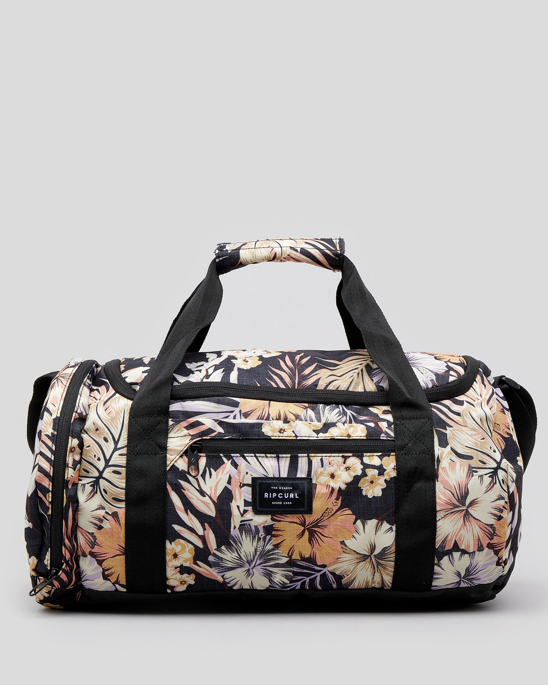Shop Rip Curl Paradise Packable Duffle In Black - Fast Shipping & Easy ...