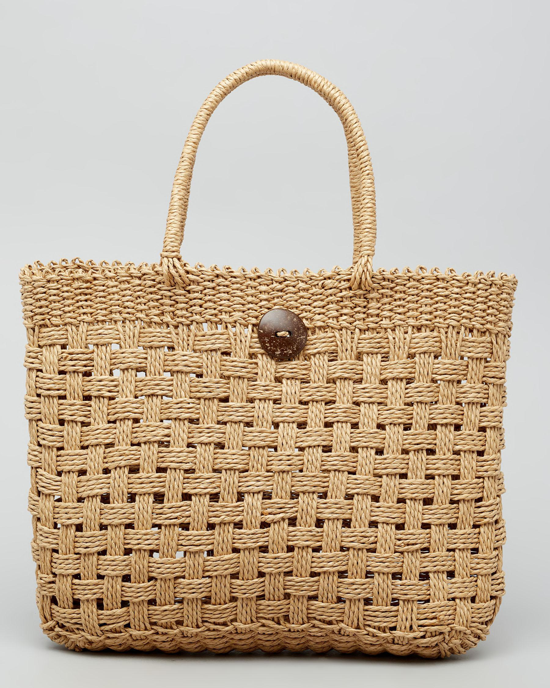 Shop Mooloola River Straw Bag In Natural - Fast Shipping & Easy Returns ...