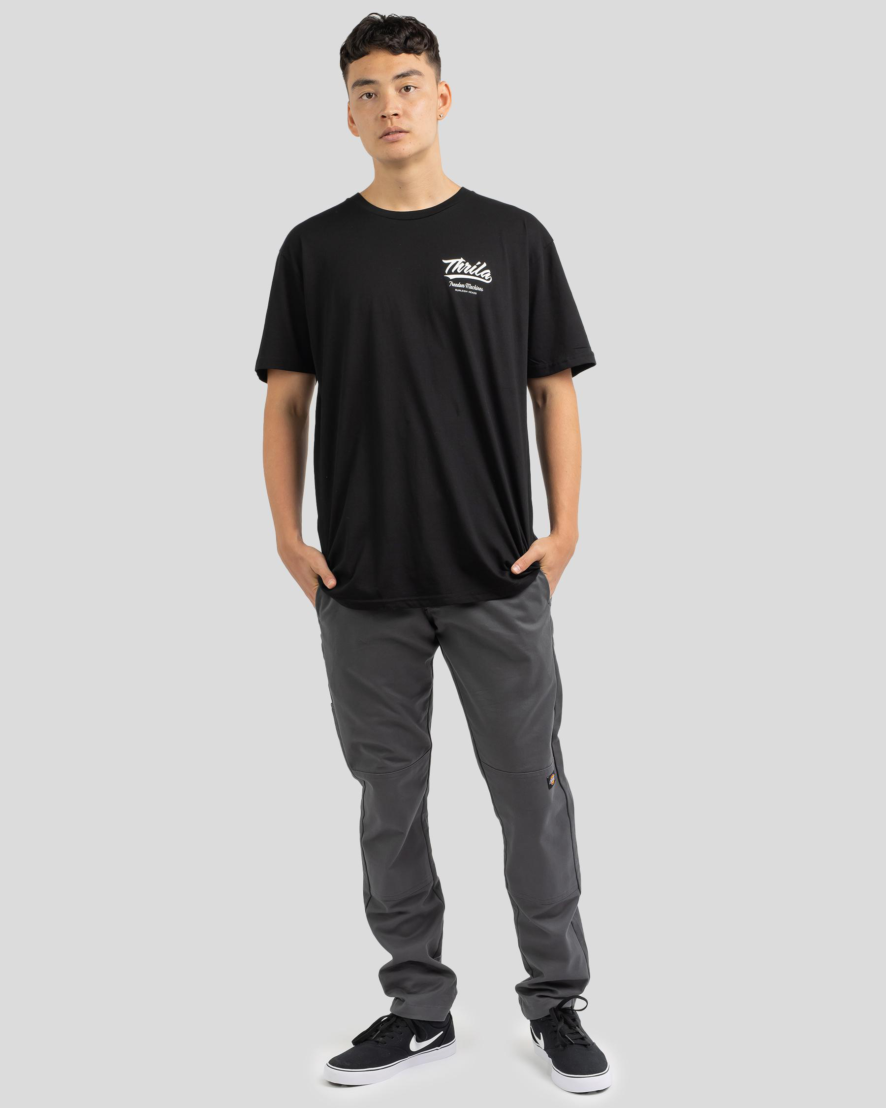 thrila thrila Freedom T-Shirt In Black | City Beach Australia