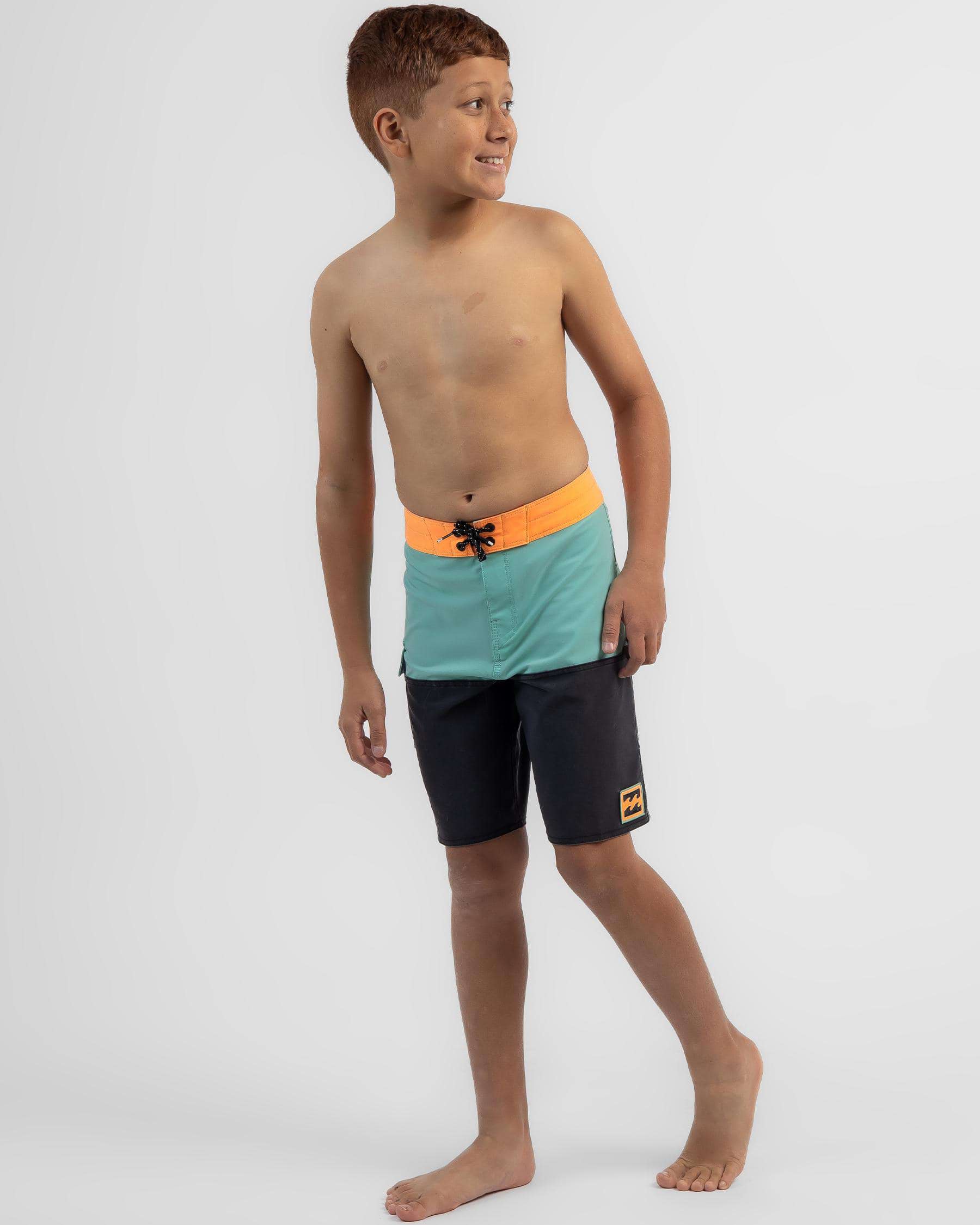 Billabong Boys' fifty50 Panel Pro Board Shorts In Seaglass - Fast ...