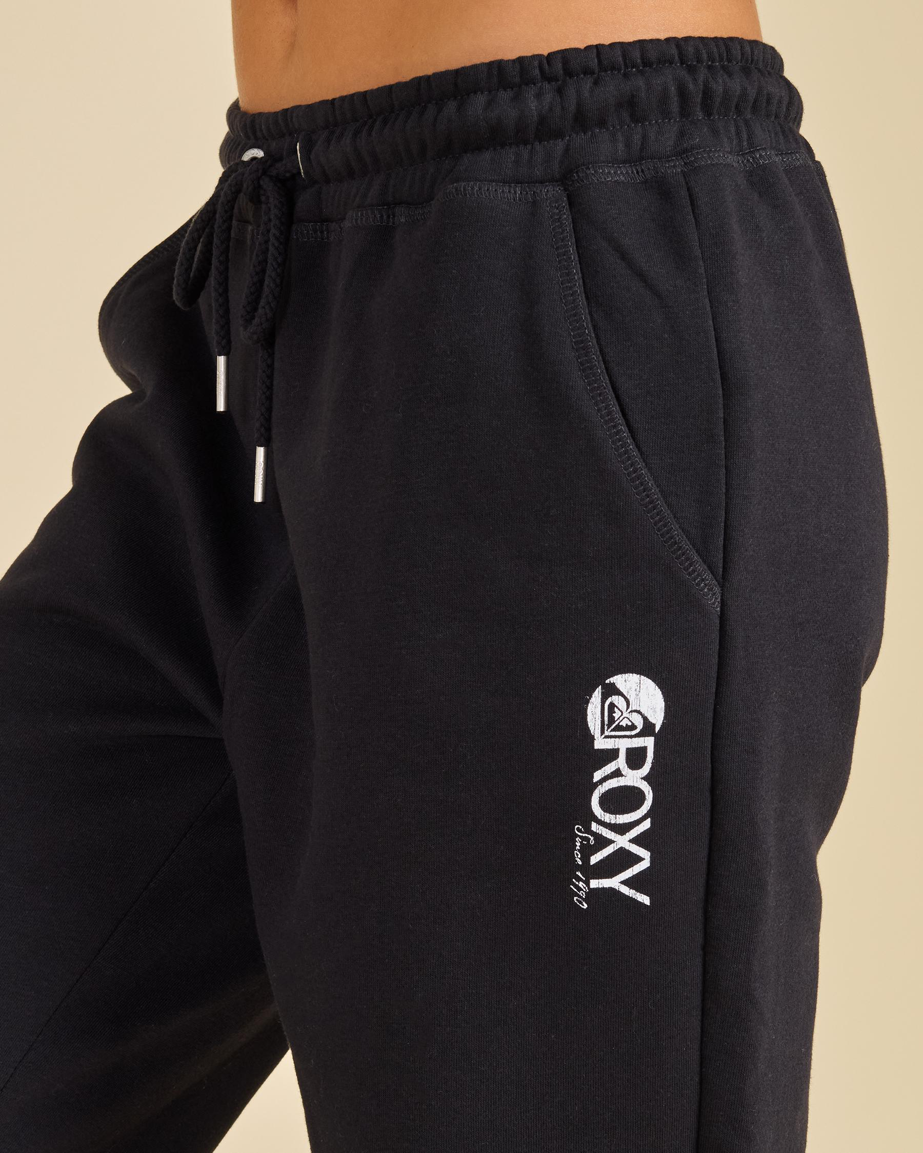 Shop Roxy Surf Stoked Track Pants In Anthracite Fast Shipping & Easy