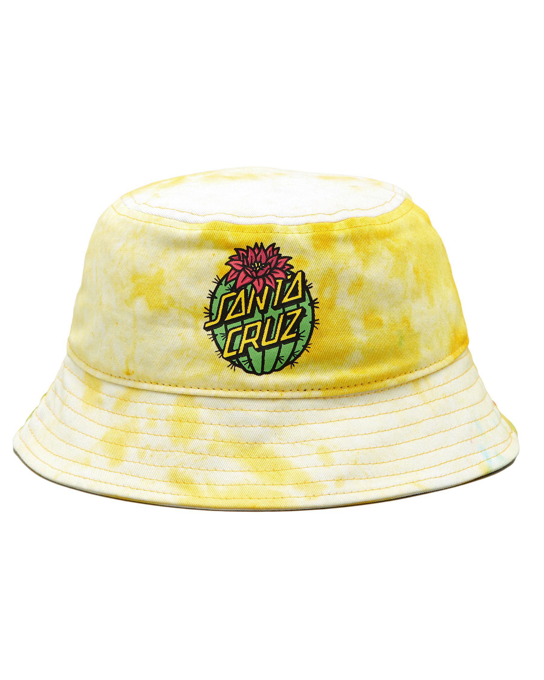 Shop Santa Cruz Youth Cactus Dot Bucket Hat In Gelato Fast Shipping