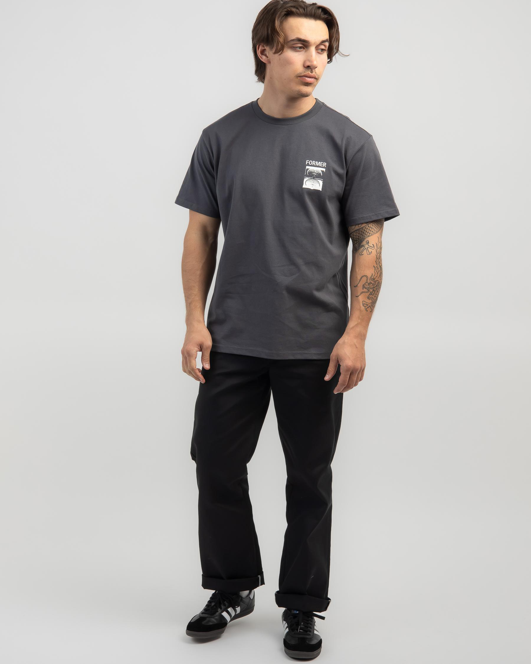 Shop Former Crux Two T-Shirt In Pepper - Fast Shipping & Easy Returns ...
