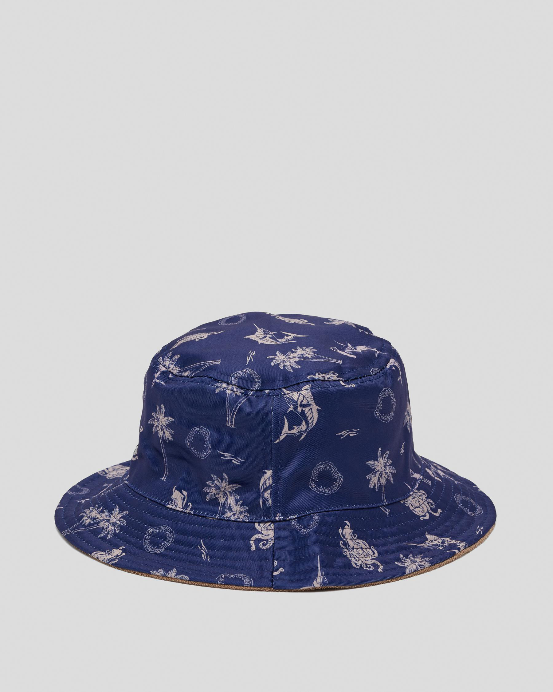 Salty Life Trawler Bucket Hat In Navy FREE* Shipping & Easy Returns