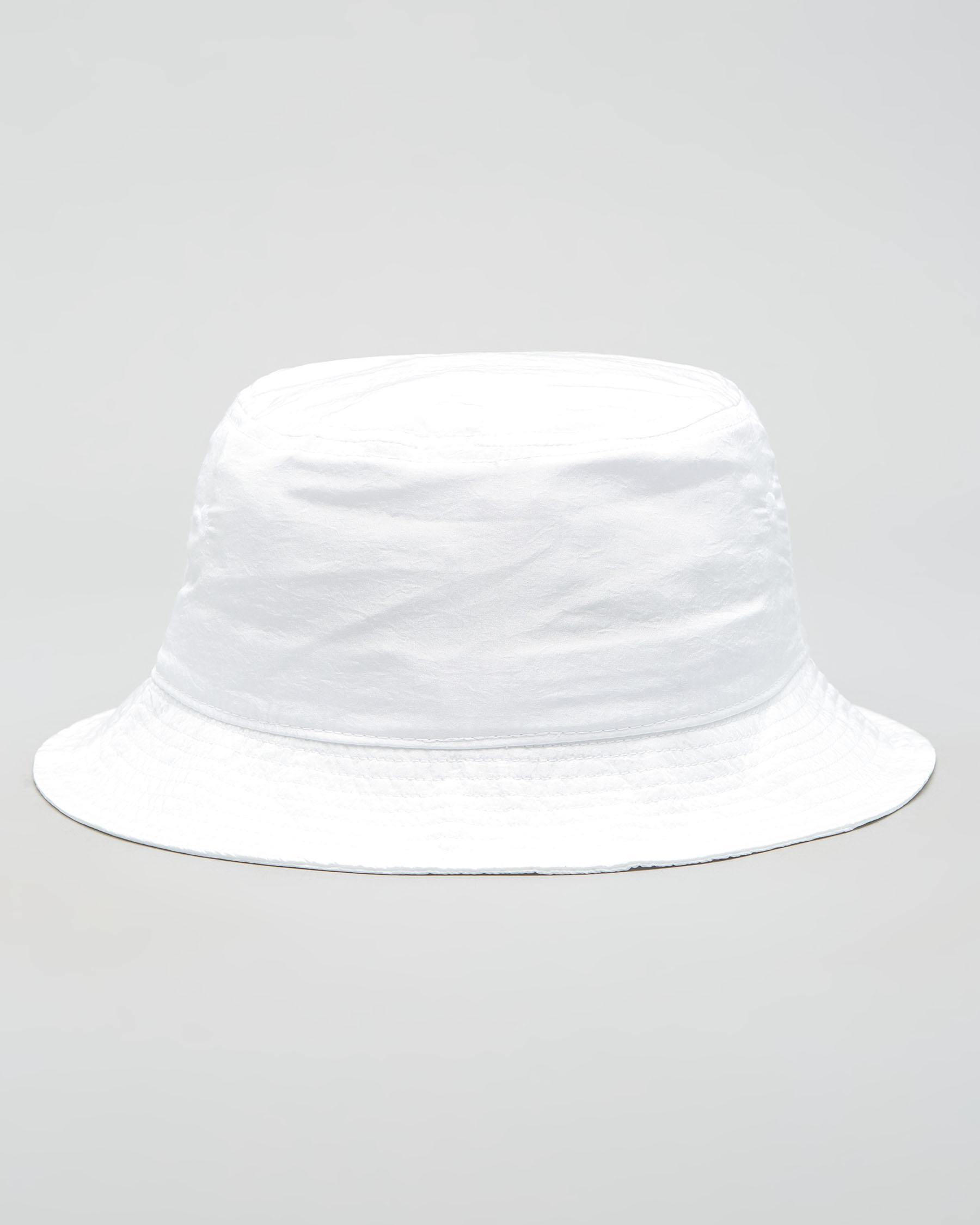Shop Champion Champion Bucket Hat In White Fast Shipping & Easy