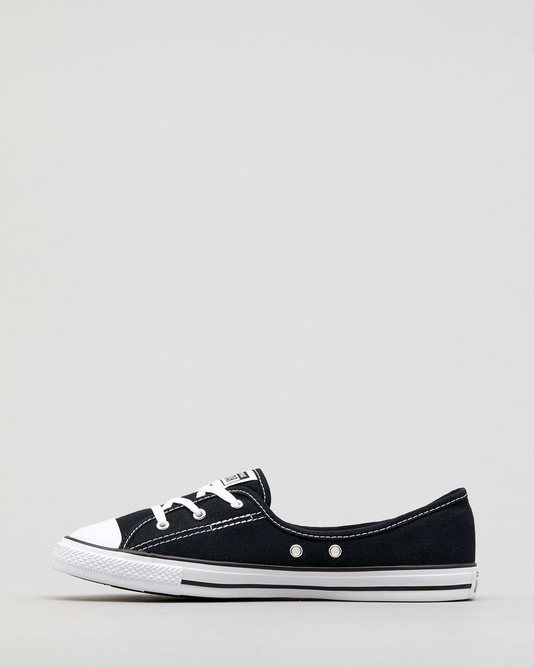 Womens Chuck Taylor Lace Low In Black/white/black - Fast Shipping & Easy Returns City Beach United States