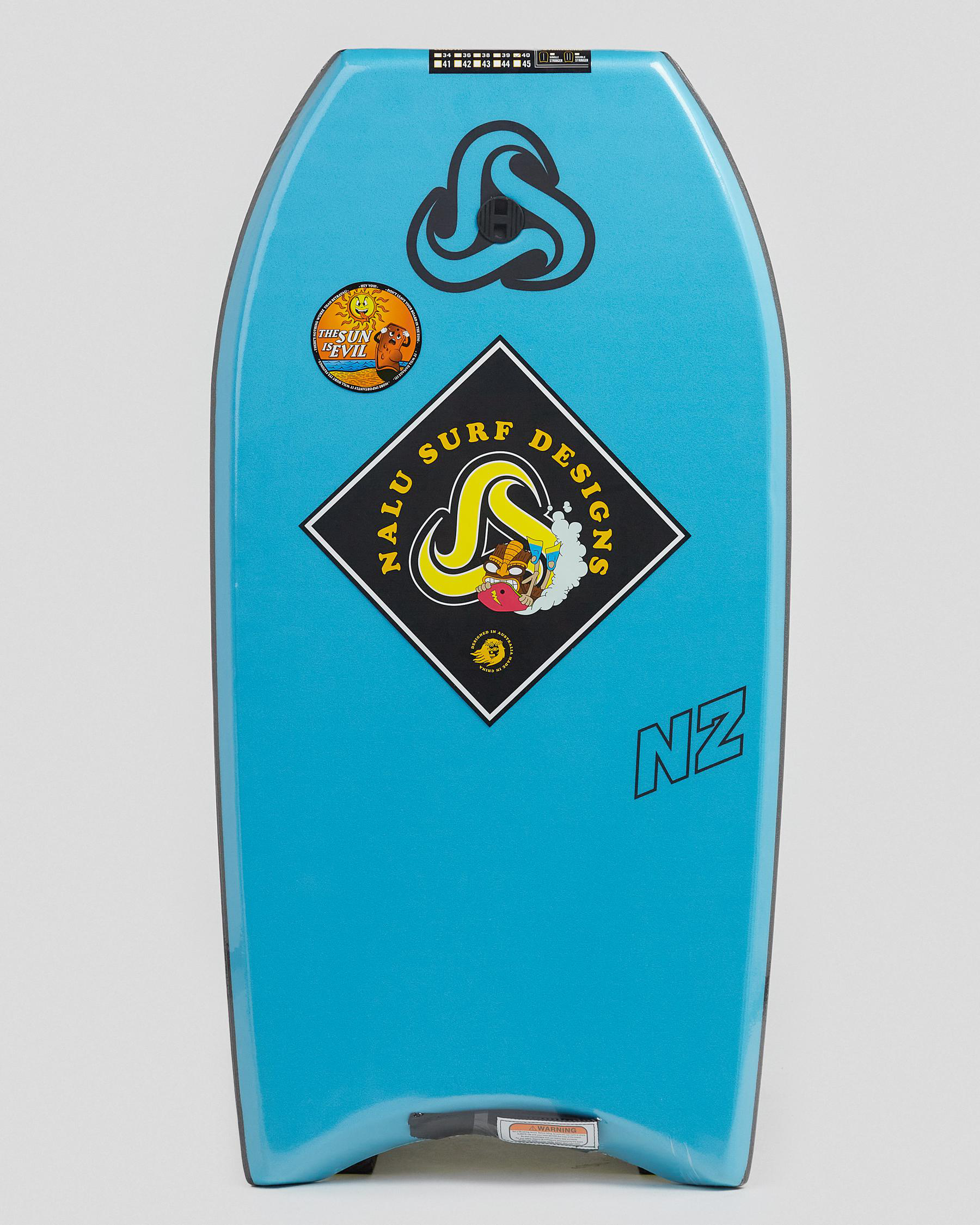 Nalu Bodyboards N2 40" Bodyboard In Sky Blue Fast Shipping & Easy