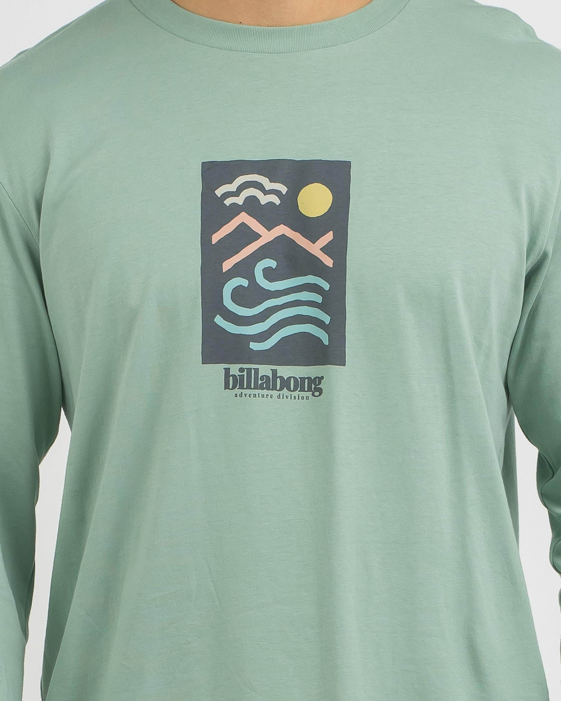 Billabong Concord Long Sleeve T-Shirt In Seafoam - Fast Shipping & Easy ...