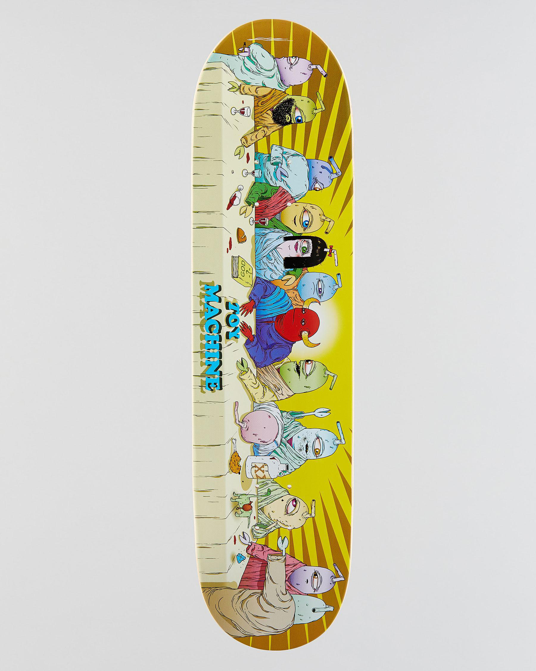 Shop Toy Machine Last Supper 8.0" Skateboard Deck In Multi Fast