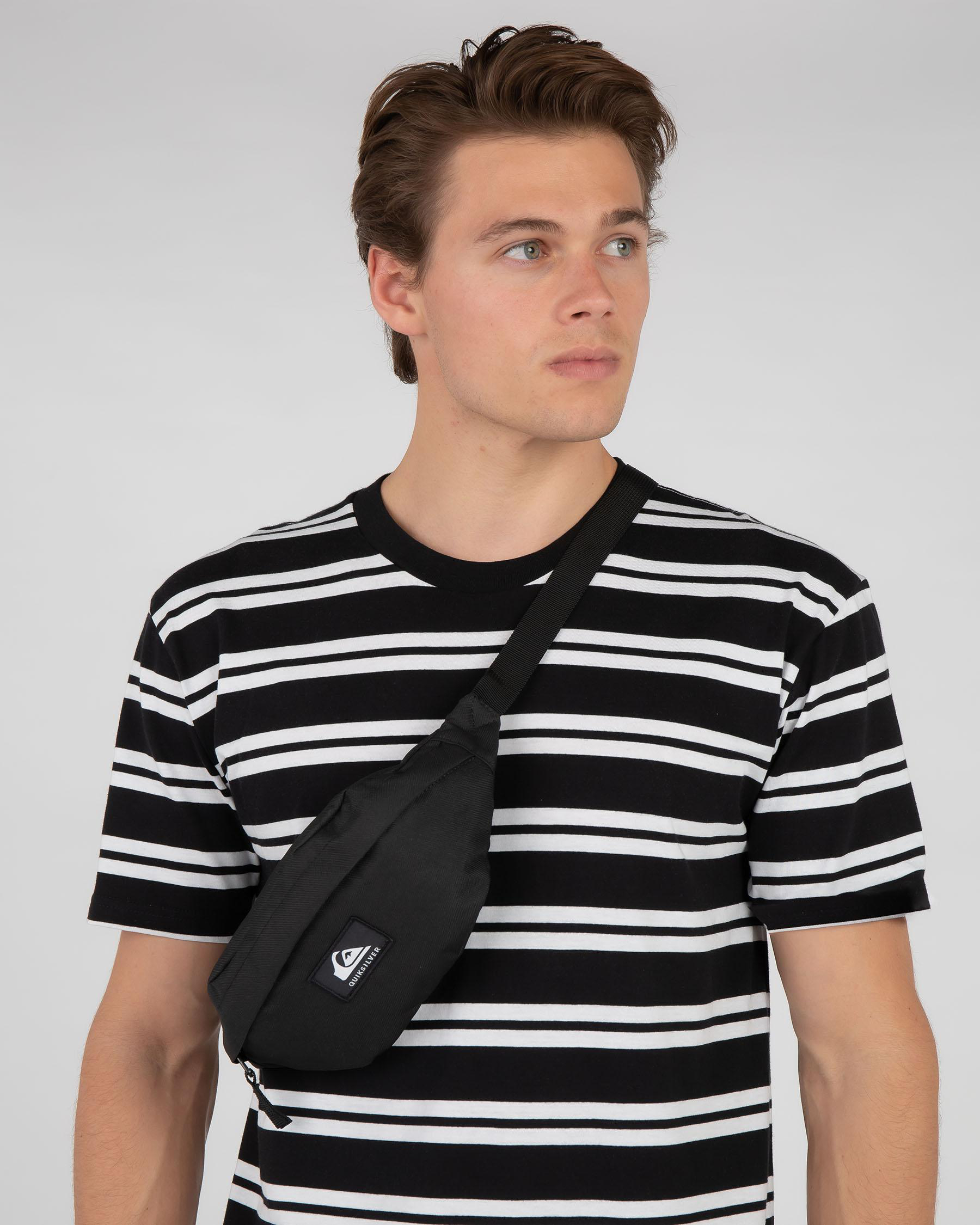 Quiksilver Pubjug Waist Bag In Black Fast Shipping & Easy Returns