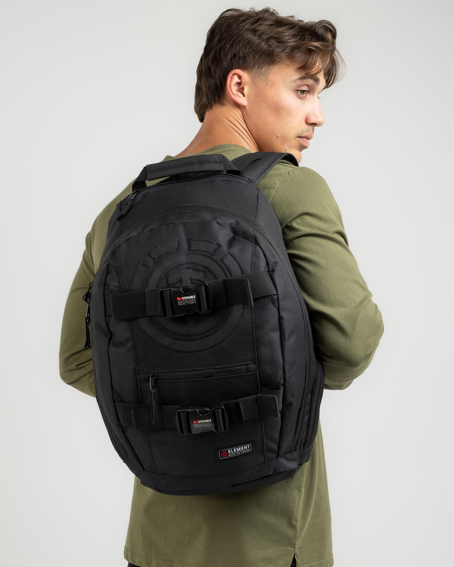 Element Mohave Backpack In All Black - Fast Shipping & Easy Returns ...