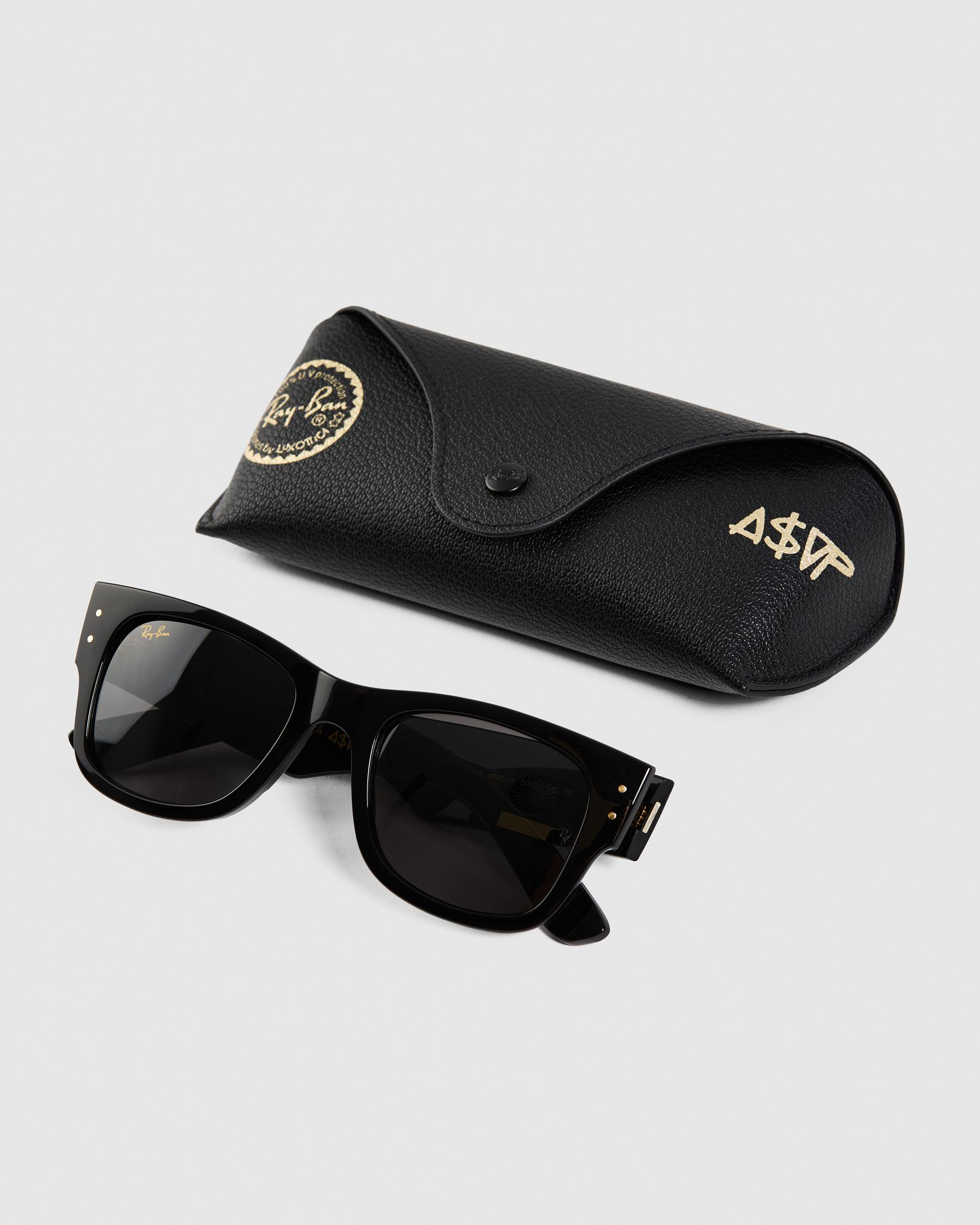 Ray-Ban A$AP Rocky Blacked Out Collection Mega Wayfarer Sunglasses