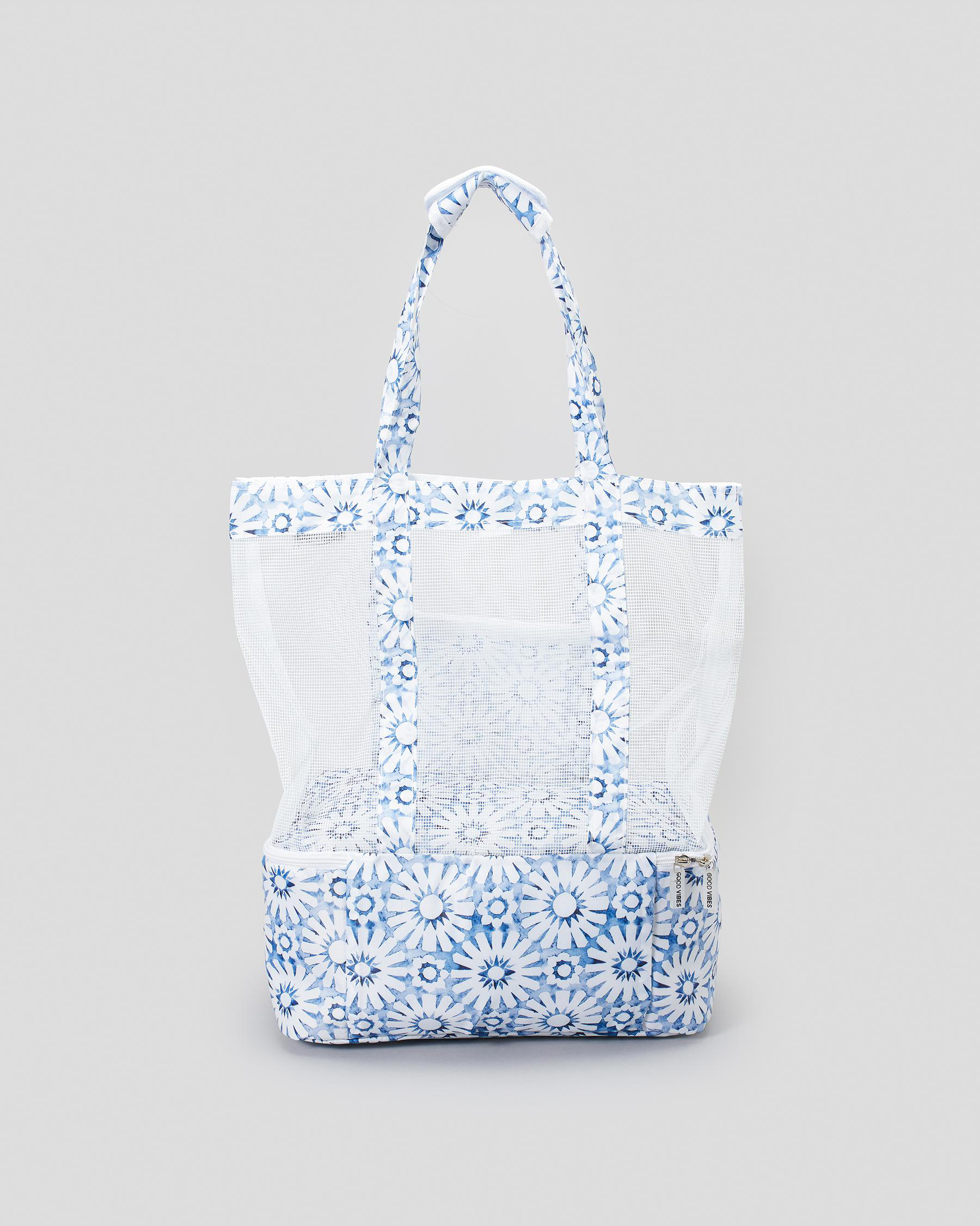 Mooloola Indigo Waters Cooler Bag In Blue FREE* Shipping & Easy