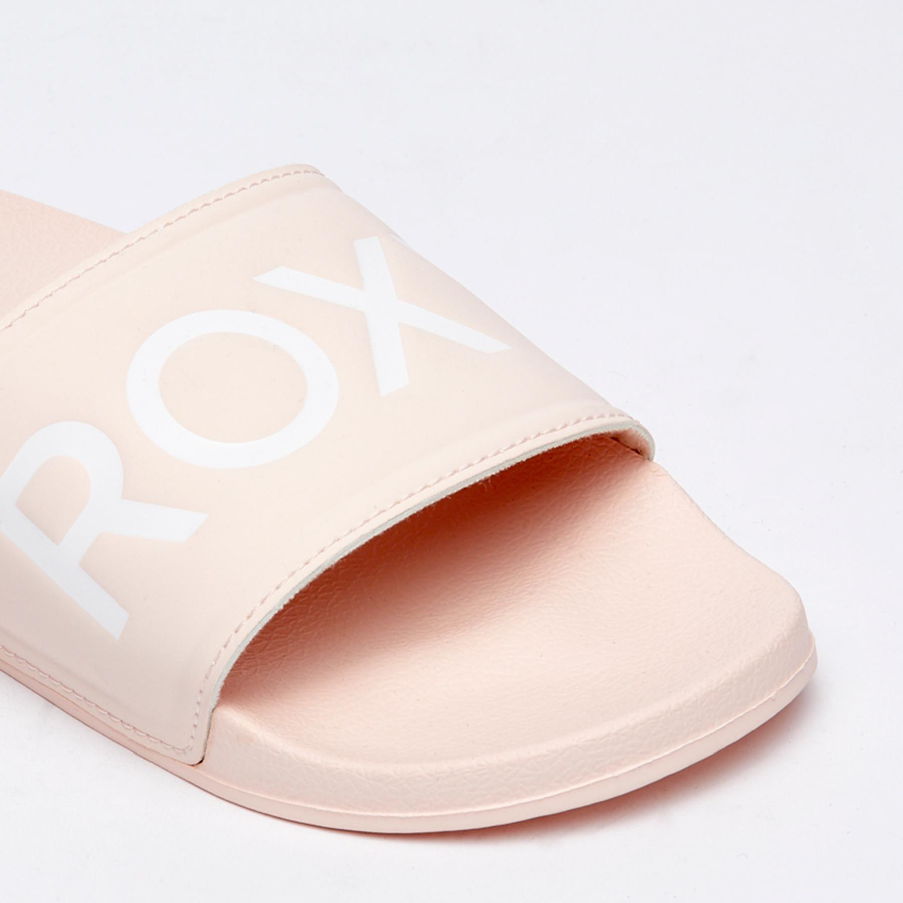 Shop Roxy Womens Roxy Slippy Slide Sandals In Peach Cream - Fast ...