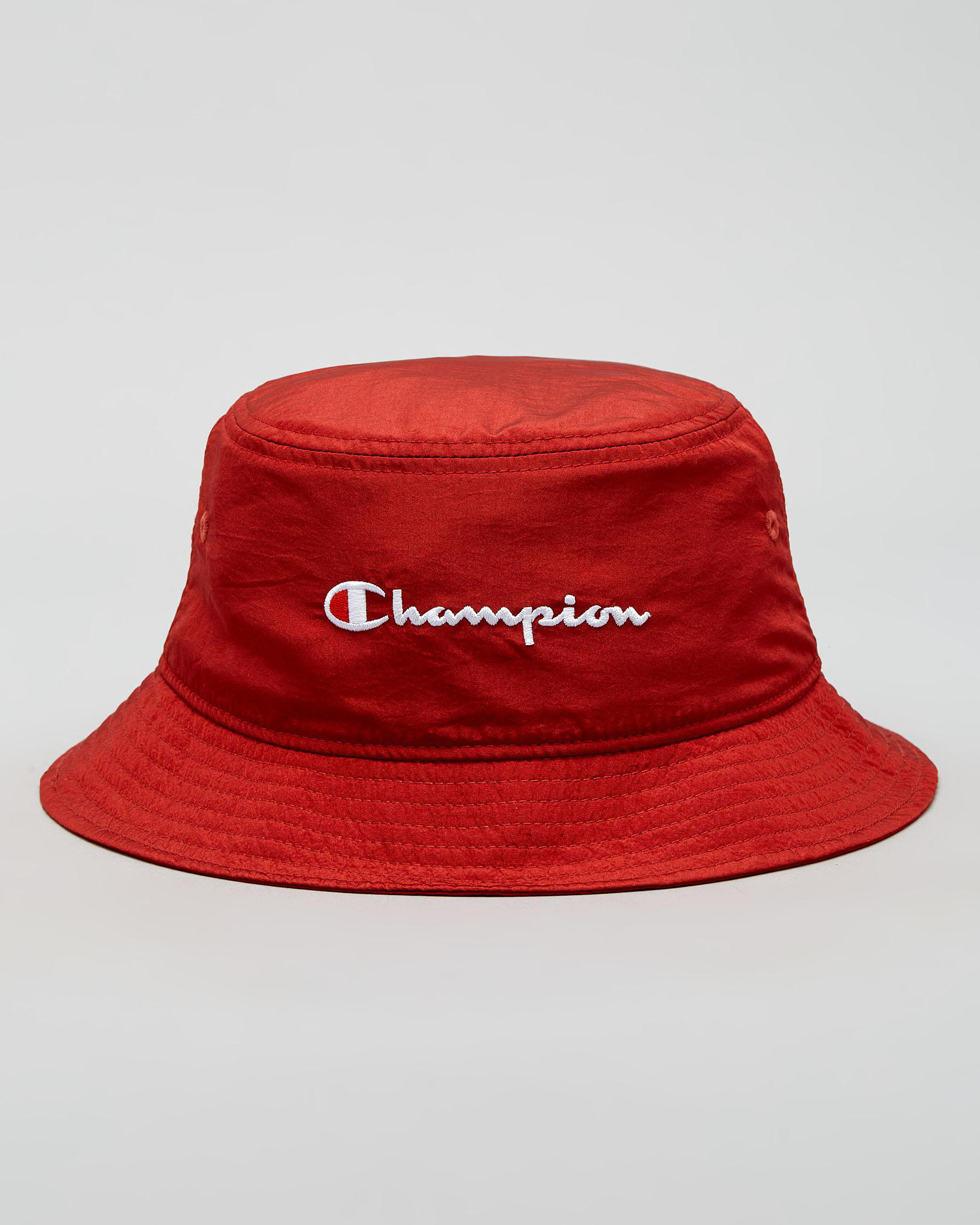 Shop Champion Champion Bucket Hat In Dusty Clay Fast Shipping & Easy