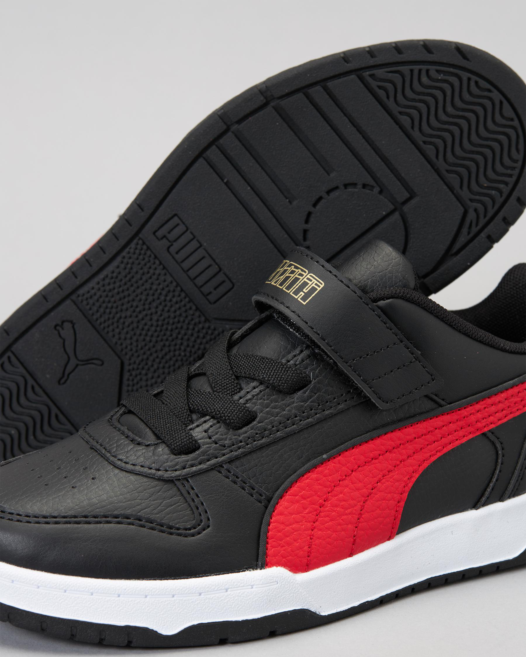 Shop Puma Junior Boys RBD Game Low Shoes In Puma Black for All Time 