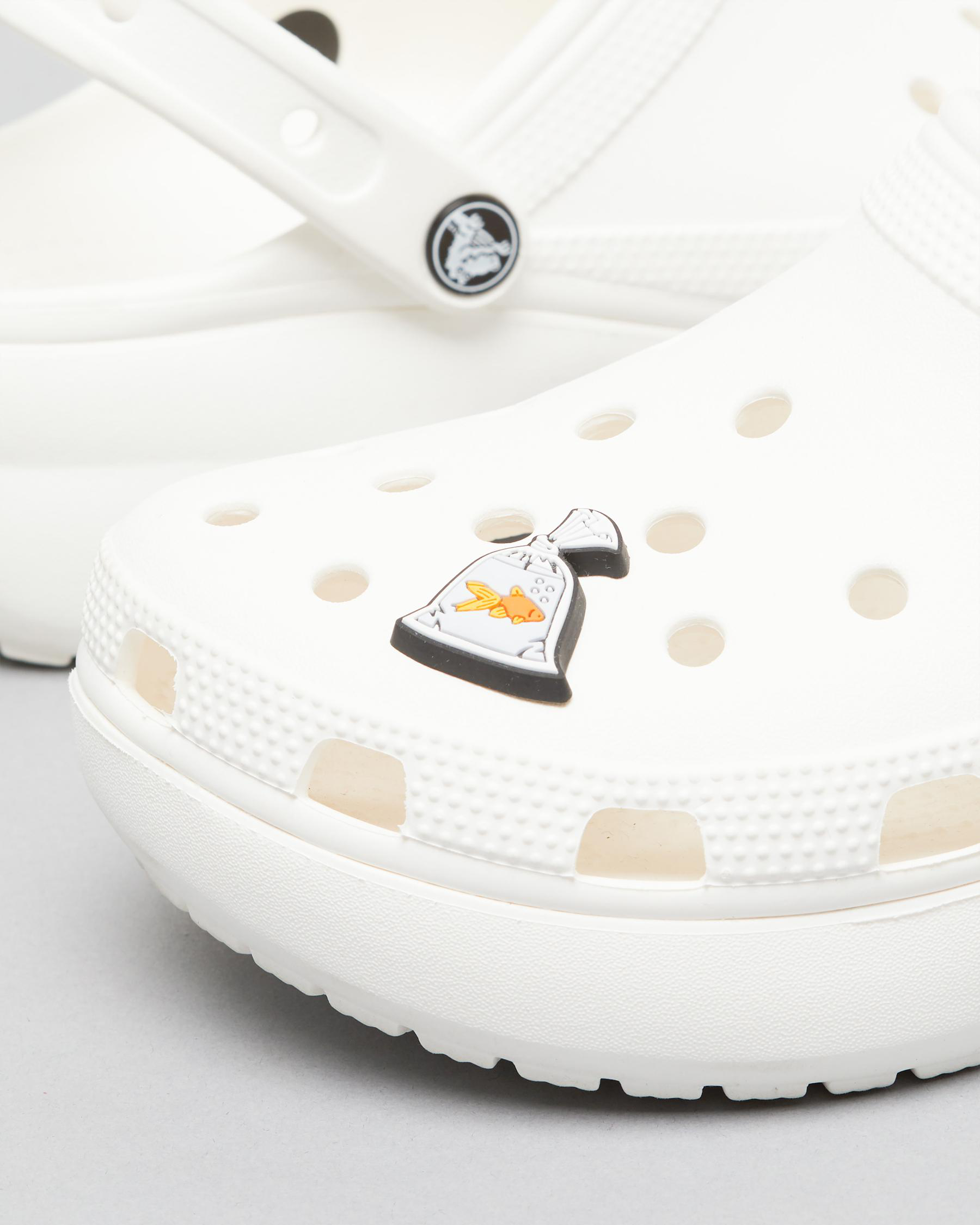 Crocs Gold Fish In Baggy Jibbitz In Multi Fast Shipping & Easy