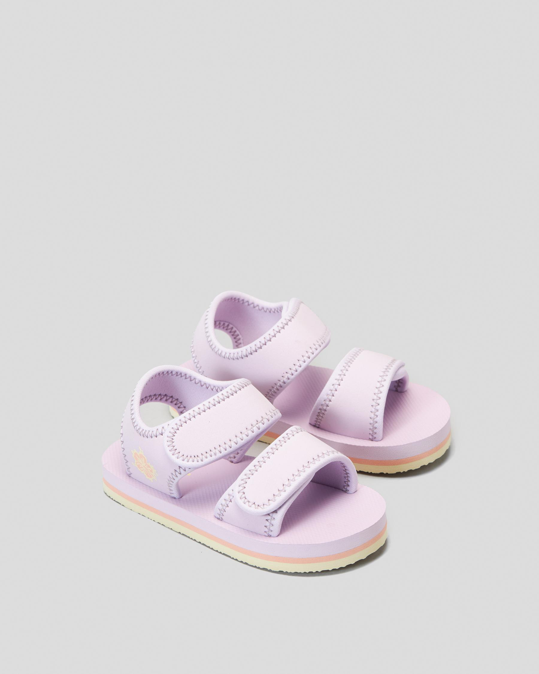 Shop Rip Curl Toddlers' La Tropica Sandals In Light Purple Fast Shipping & Easy Returns City