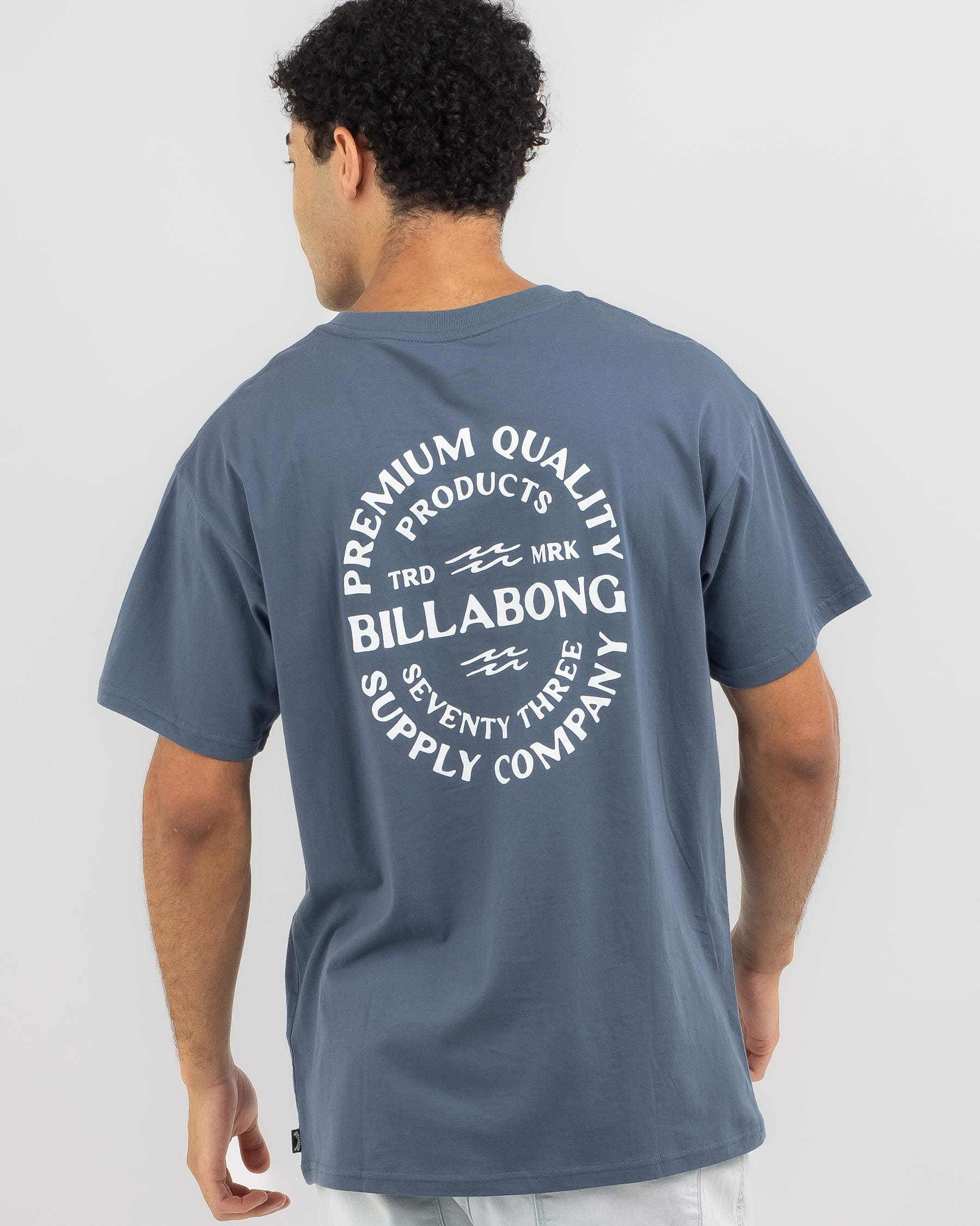 Shop Billabong Supply T-Shirt In North Sea - Fast Shipping & Easy ...
