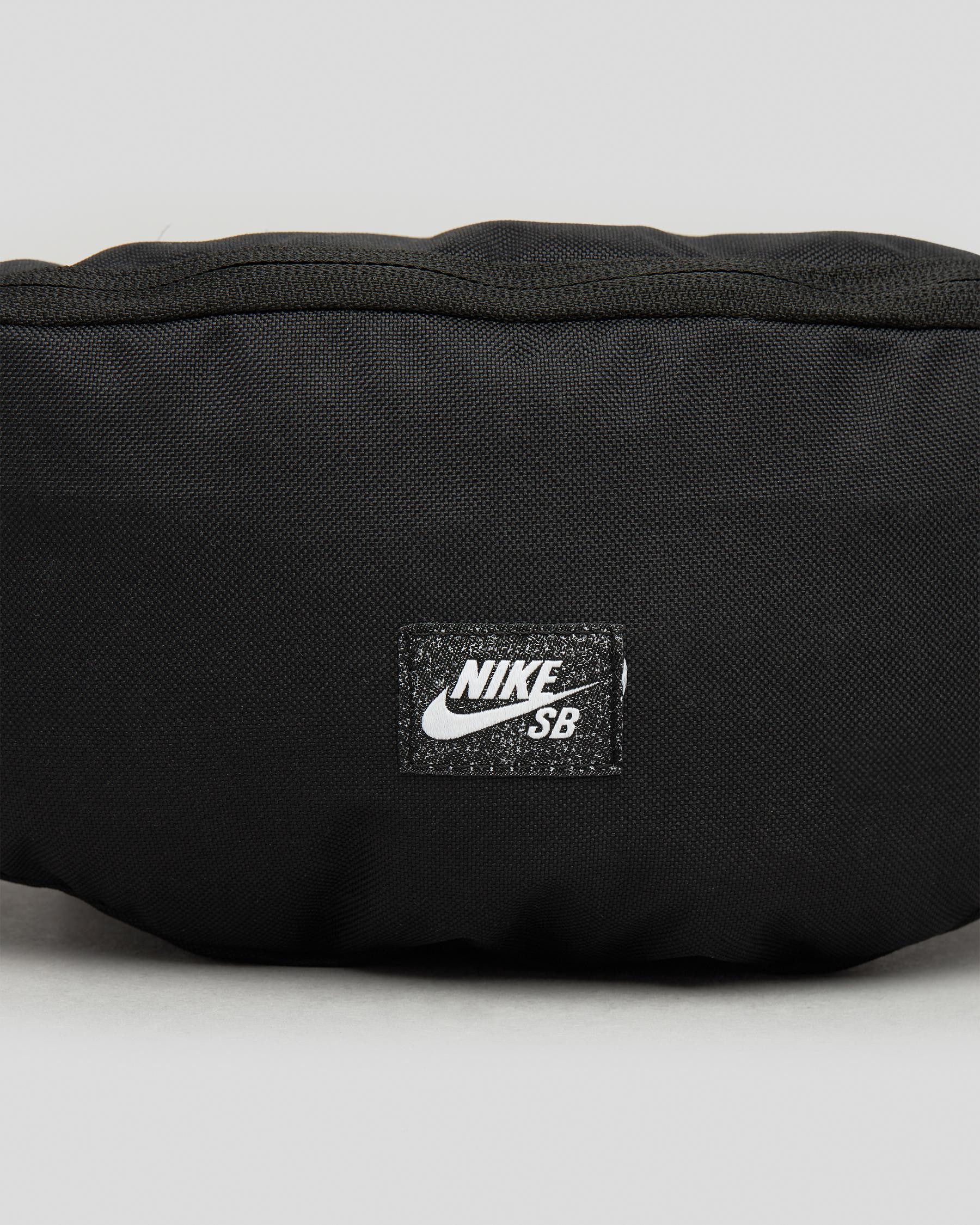Nike SB Heritage Waist Bag In Black/black/white - Fast Shipping & Easy ...