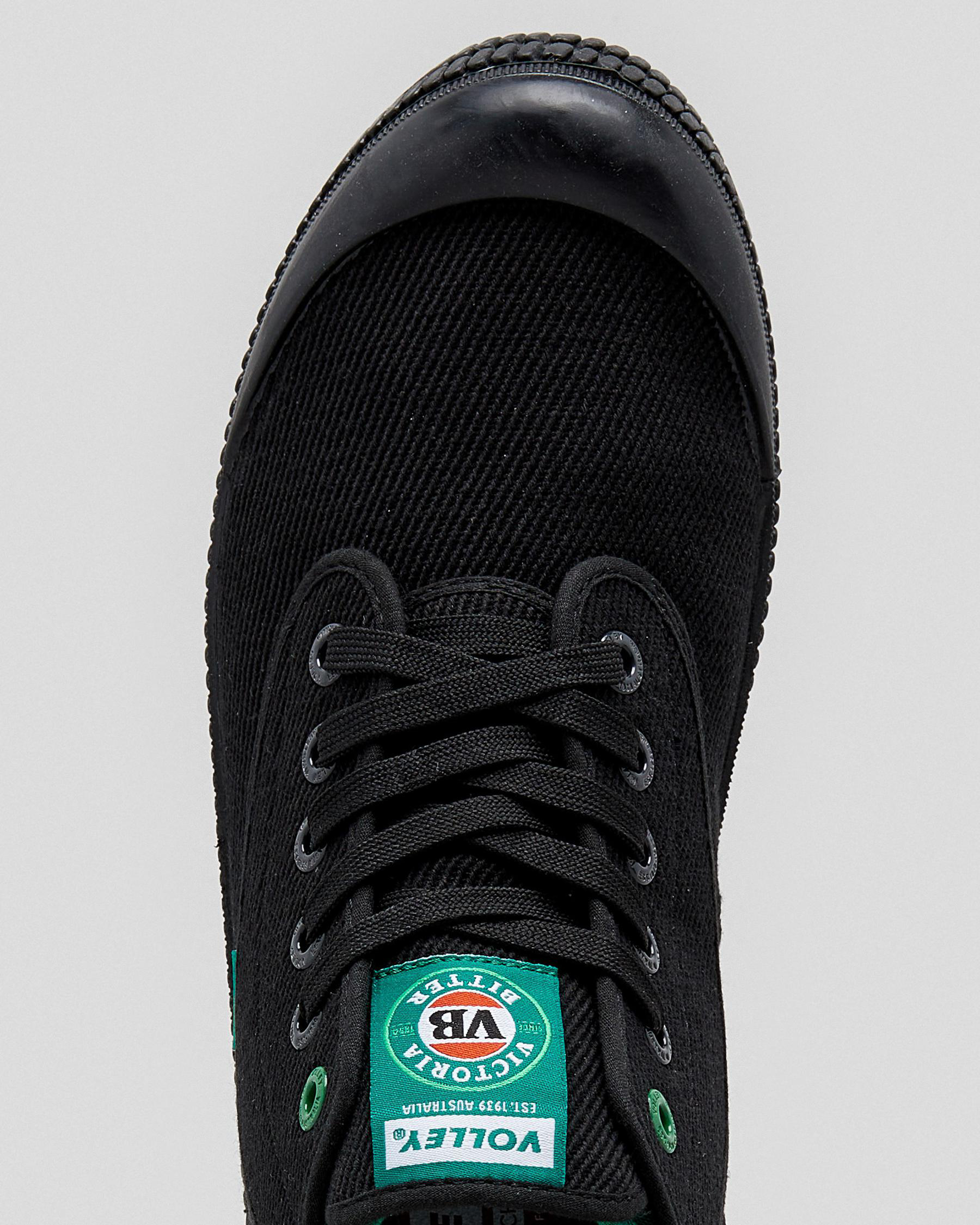 Shop Volley VB x Volley Heritage High Cut Shoes In Black/black Fast
