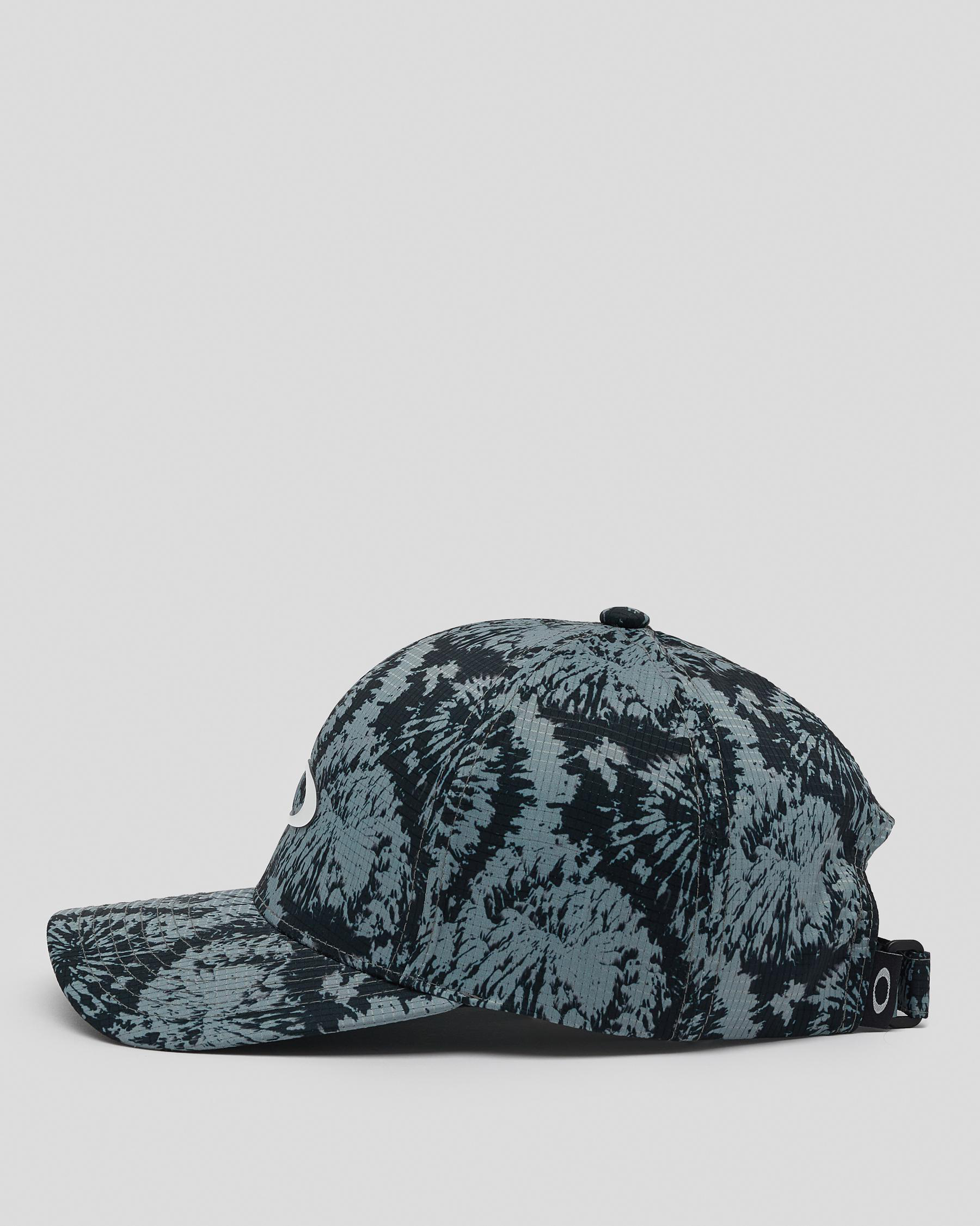 Shop Oakley Mountain Dye Ellipse Cap In Black Mountain - Fast Shipping ...