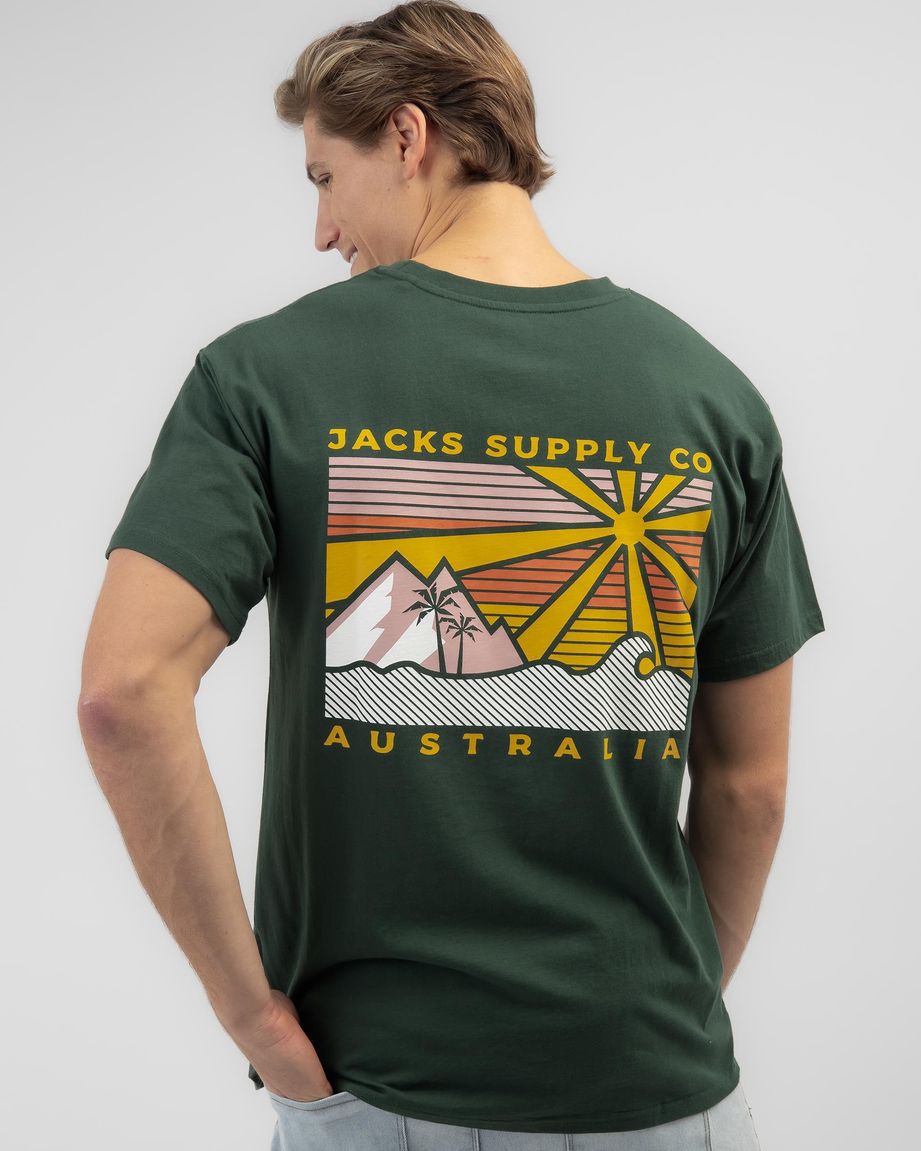 Shop Jacks Trek T-Shirt In Forest Green - Fast Shipping & Easy Returns ...