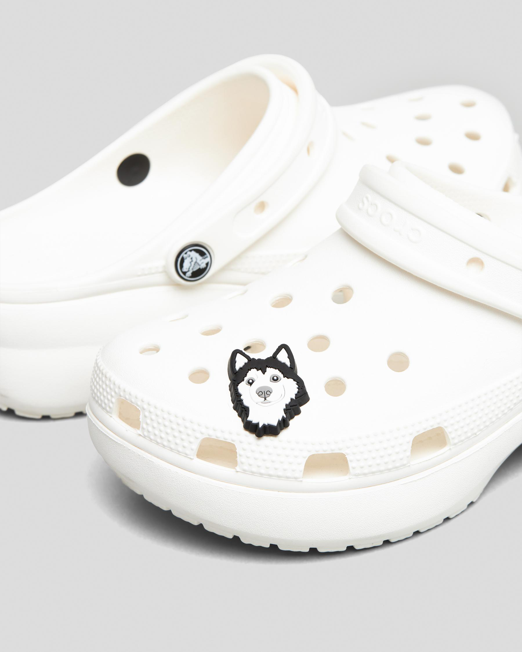 Shop Crocs Husky Dog Jibbitz In Multi Fast Shipping & Easy Returns