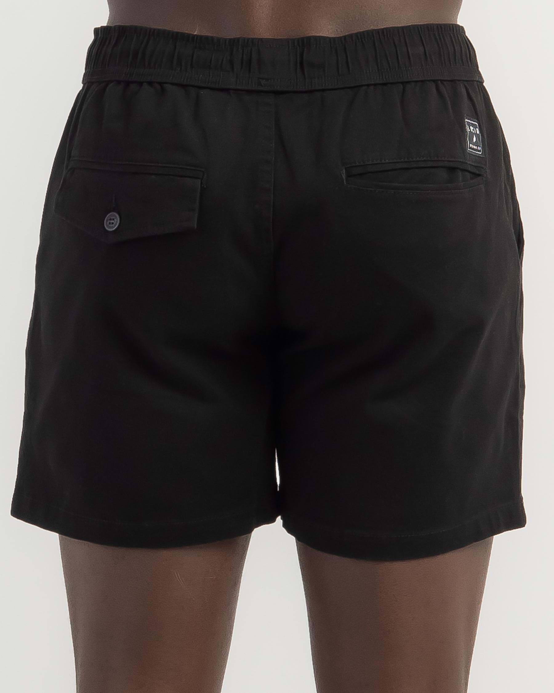 Lucid Lever Mully Shorts In Black - Fast Shipping & Easy Returns - City ...
