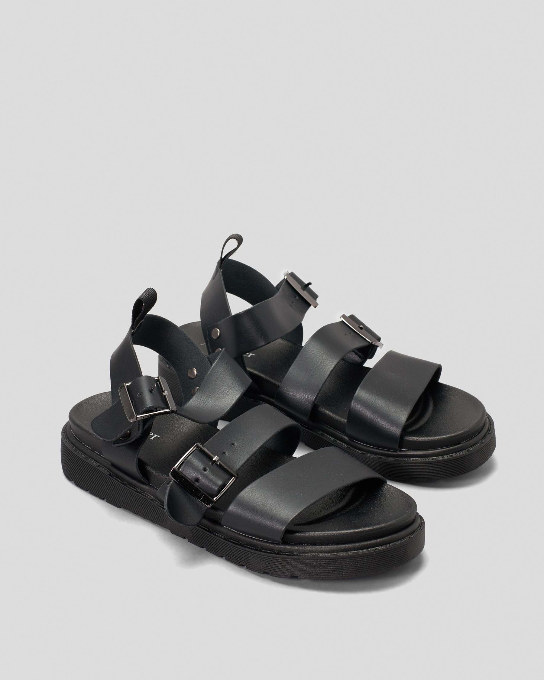 Ava And Ever Pria Sandals In Black - Fast Shipping & Easy Returns ...