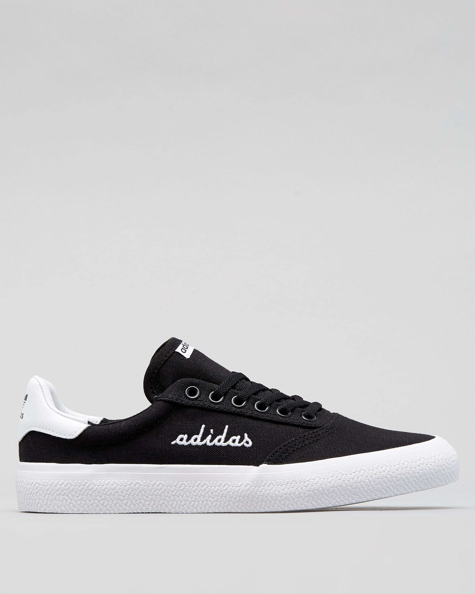 Adidas Womens 3MC Shoes In Black/black/white - Fast Shipping & Easy ...