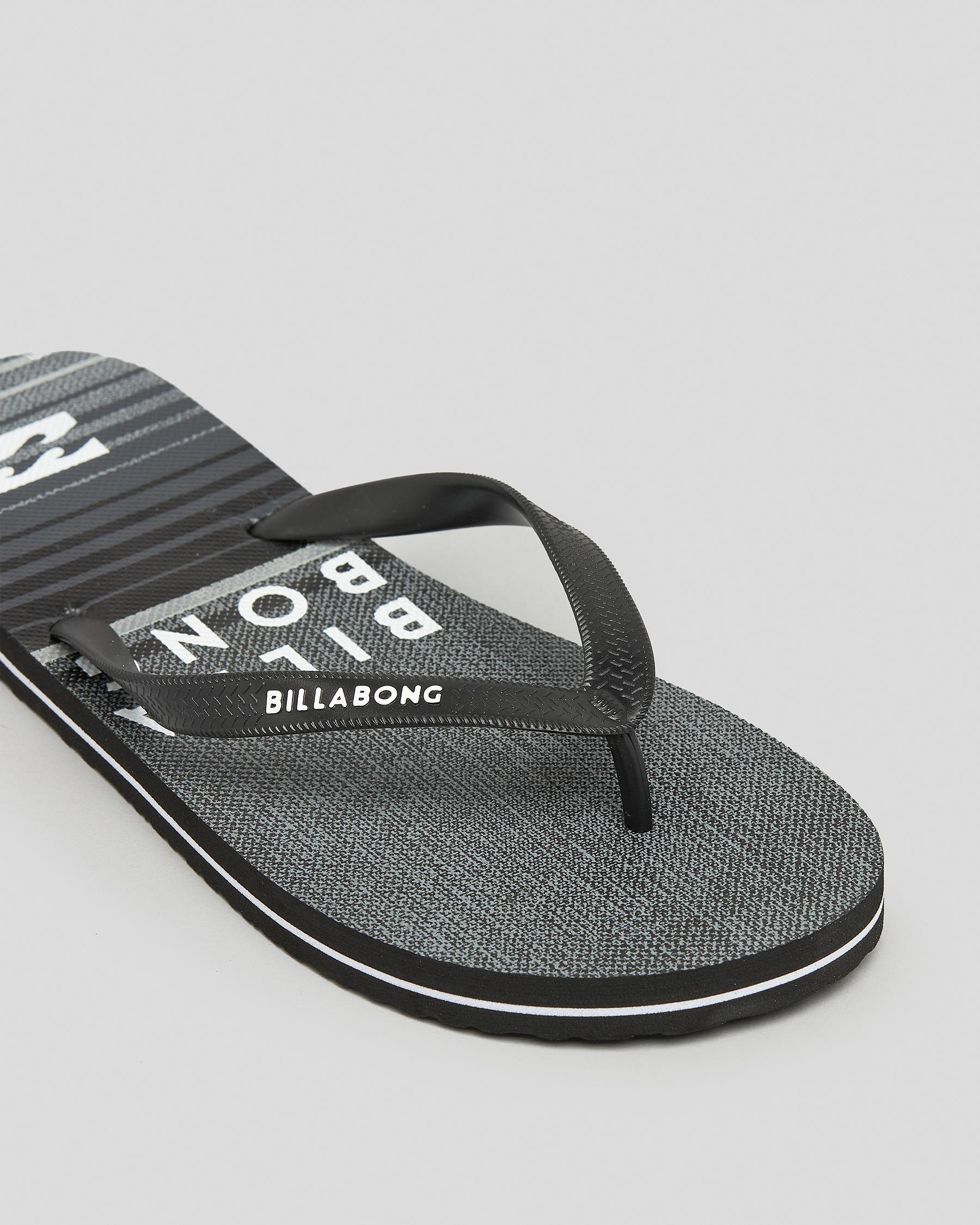Billabong Northpoint Thongs In Grey - Fast Shipping & Easy Returns ...