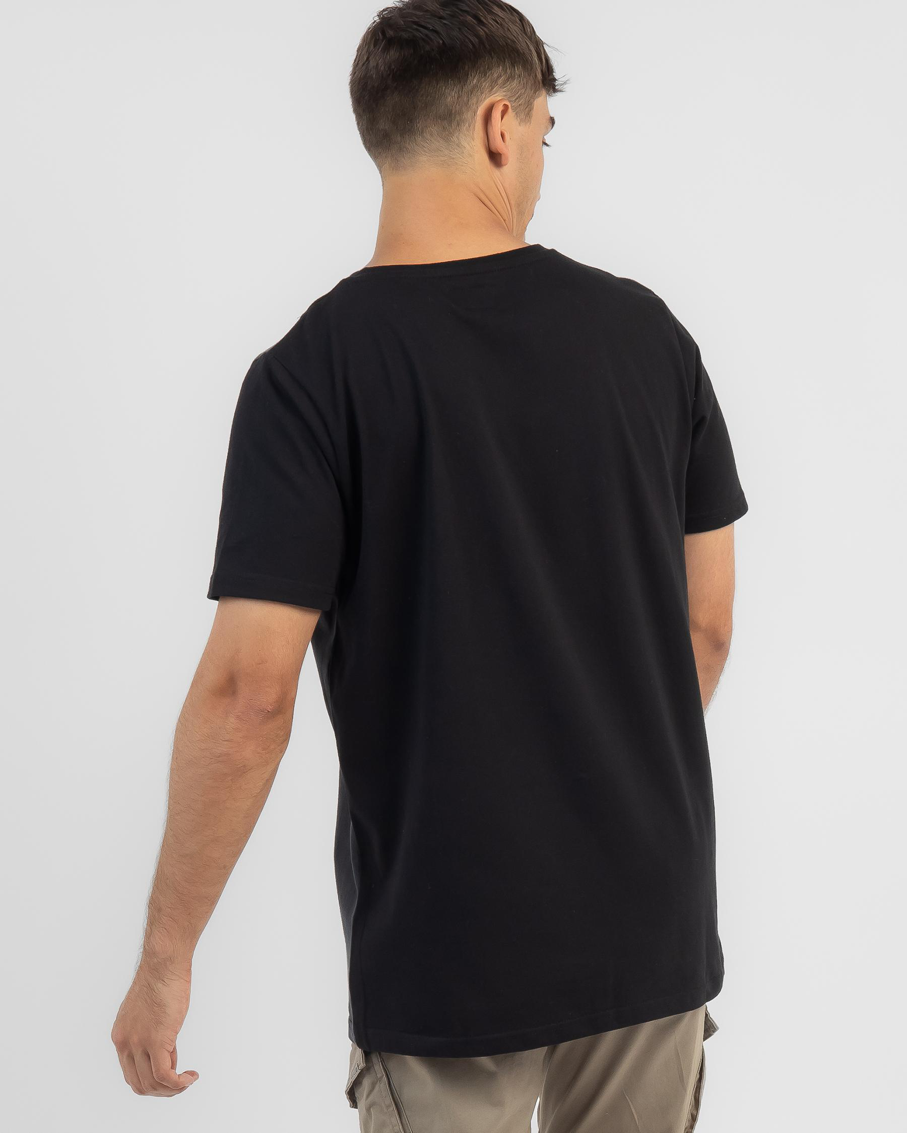 Lucid Hatch T-Shirt In Black/grey - Fast Shipping & Easy Returns - City ...