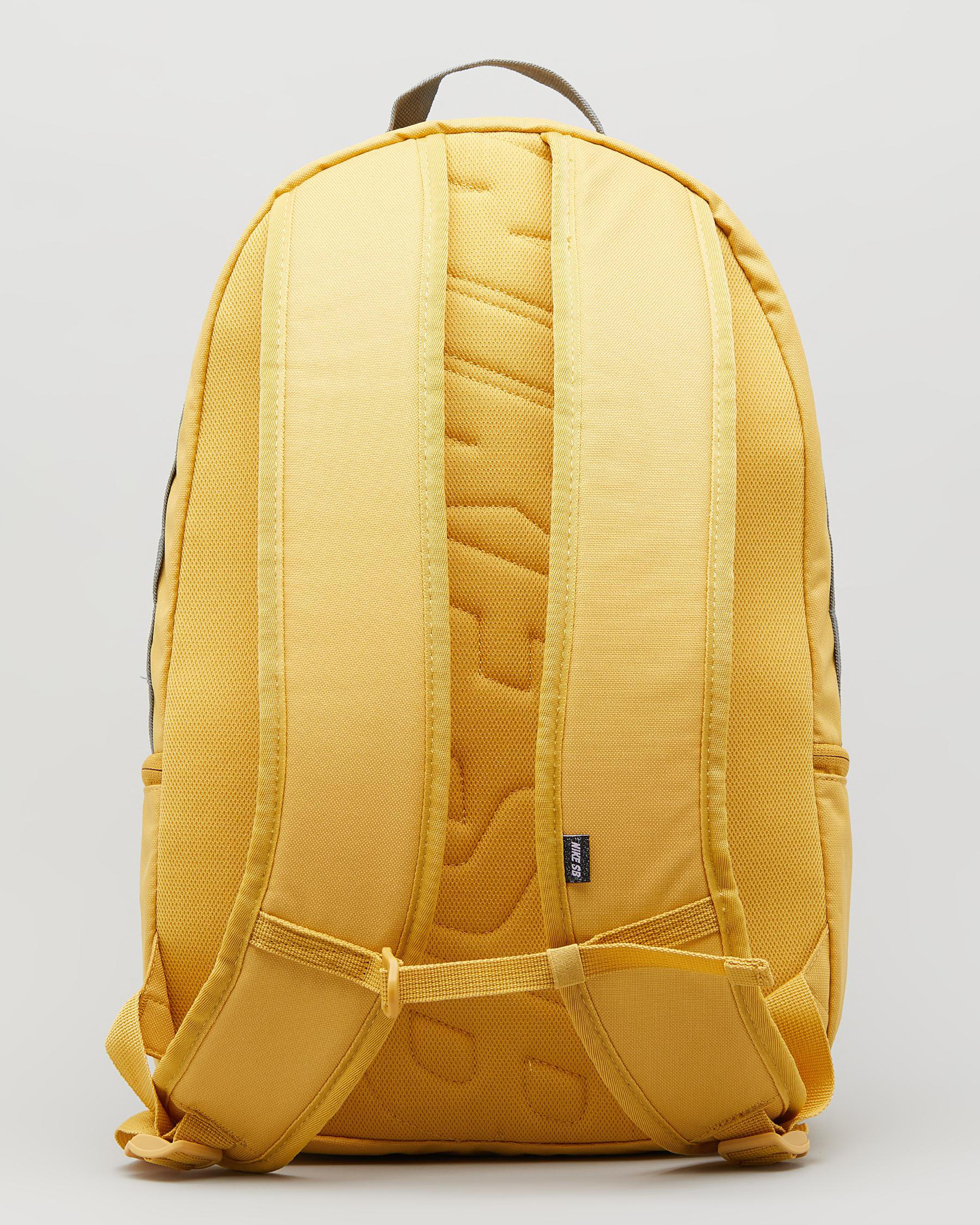 Nike SB Icon Backpack In Sanded Gold/smoke Grey/doll Fast Shipping