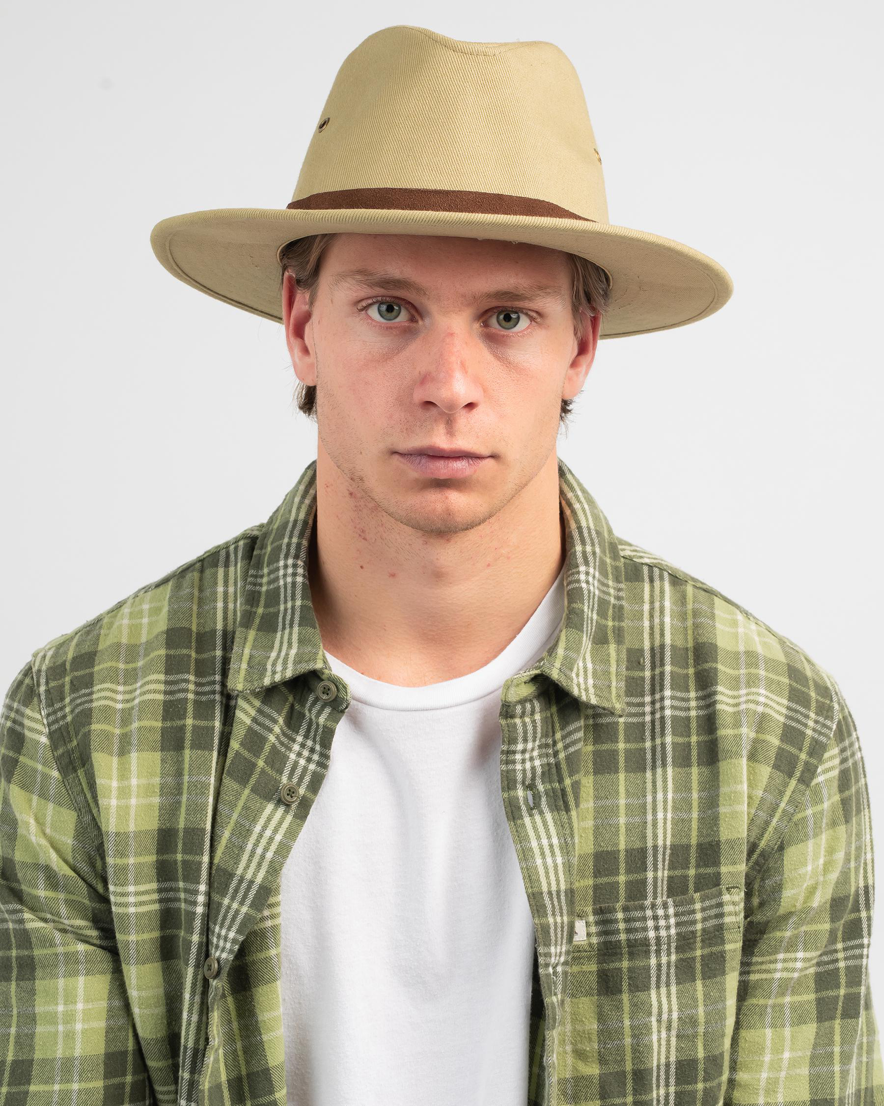 Shop Brixton Messer X Adventure Hat In Safari - Fast Shipping & Easy ...
