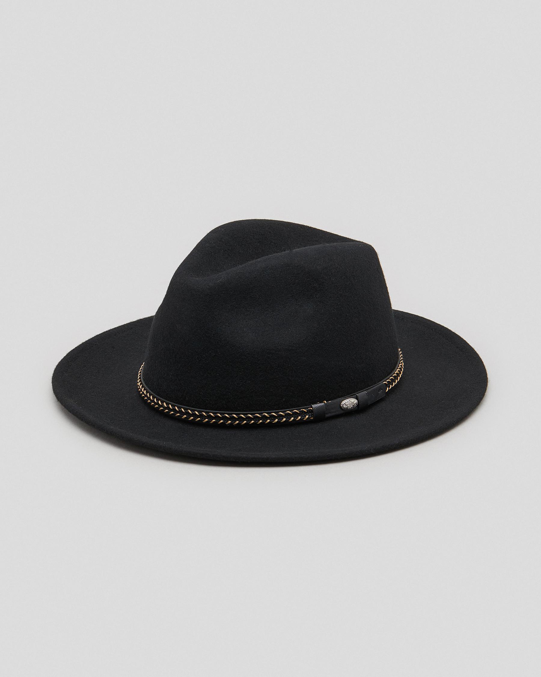 Lucid Johnson Felt Hat In Black/black 