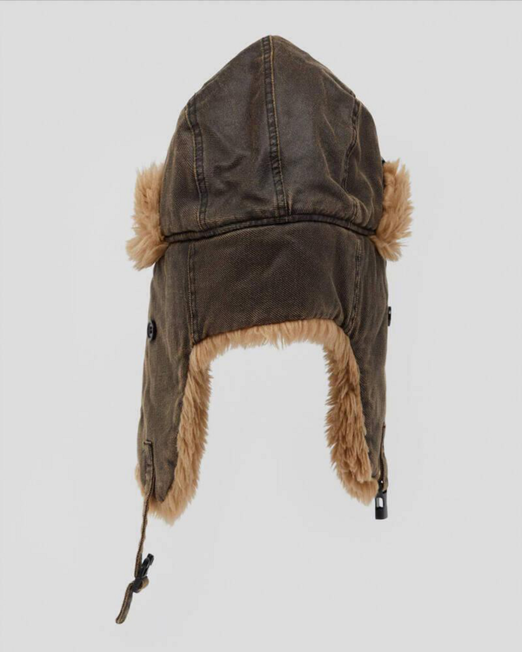 Shop Miscellaneous Wintertide Trapper Hat In Washed Brown Fast